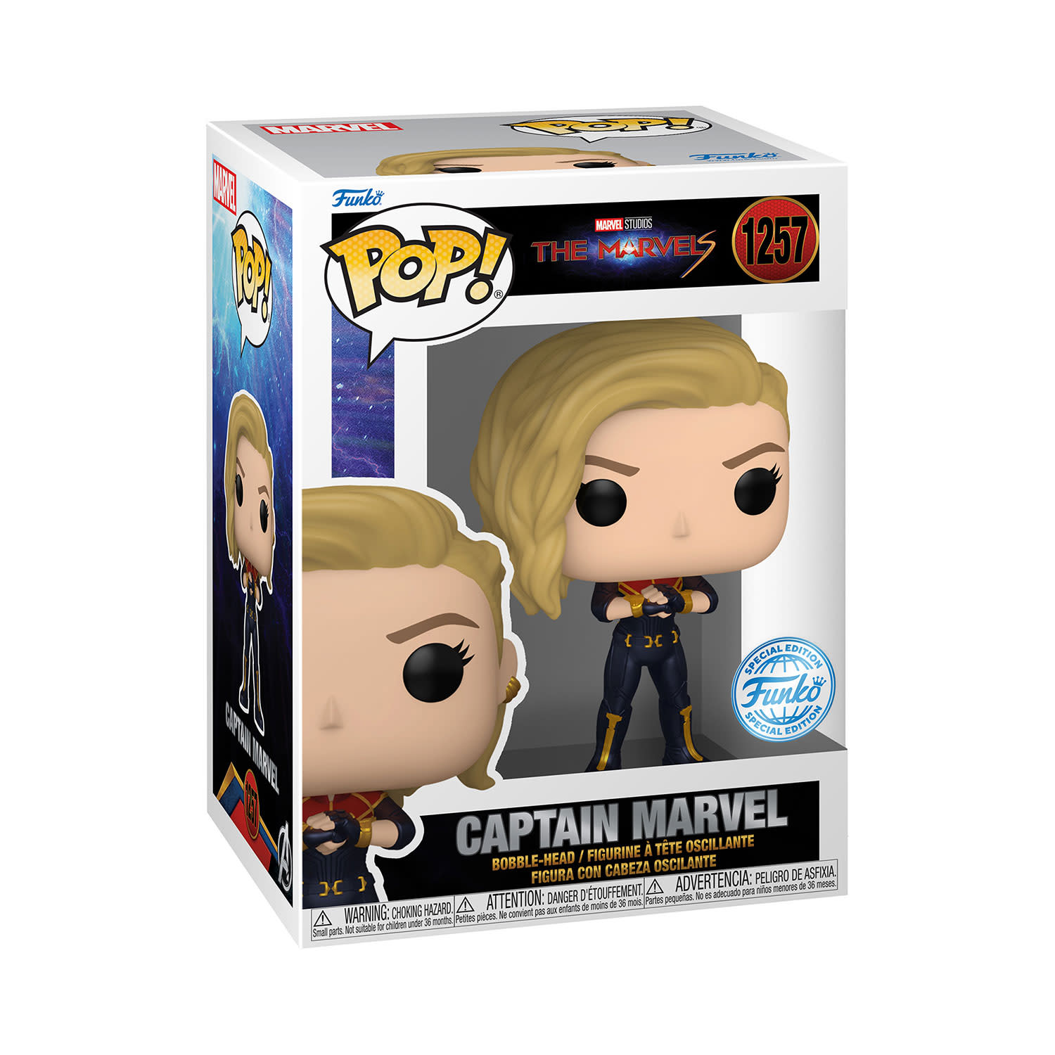 Εικόνα 1 του Φιγούρα Funko Pop! The Marvels - Captain Marvel (Special Edition) #1257