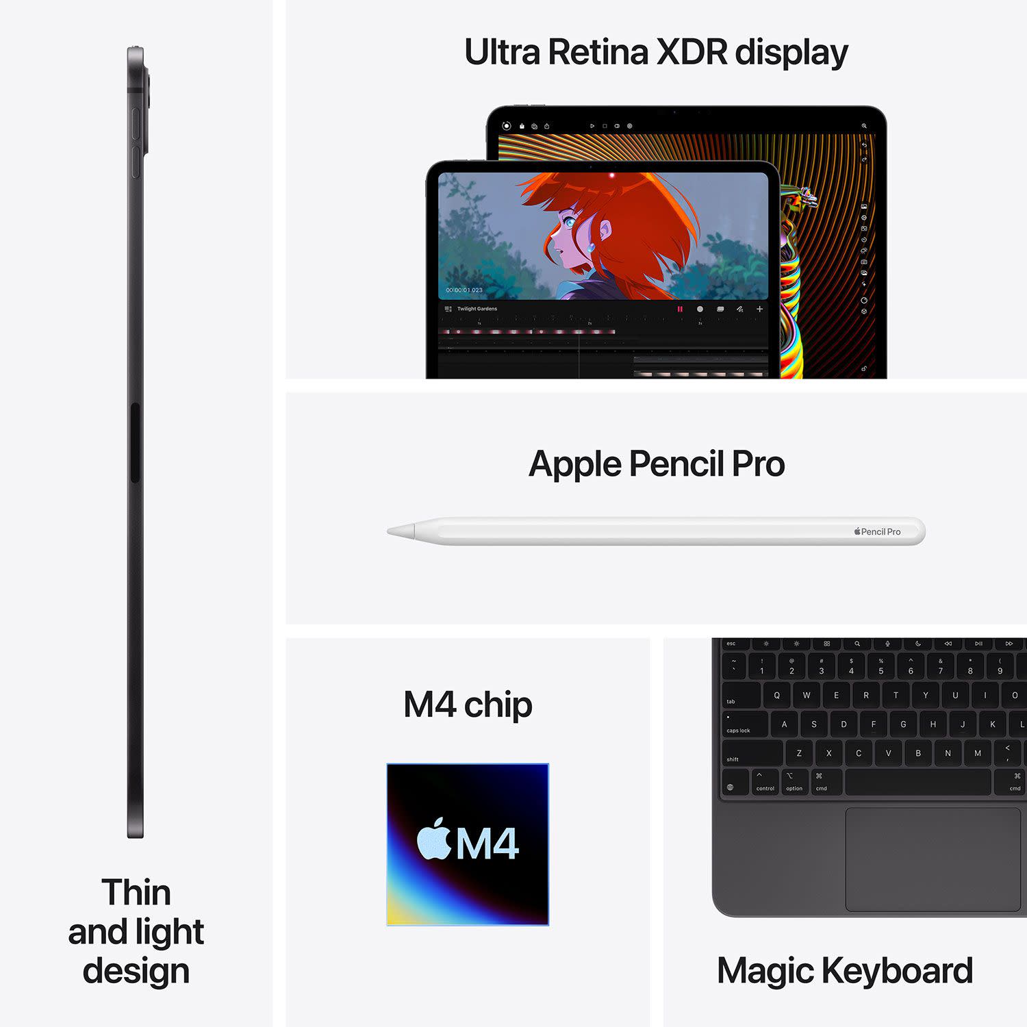 Κάνε κλικ για να δεις την εικόνα 8 του Apple iPad Pro 5th Gen 11" M4 2TB WiFi Silver