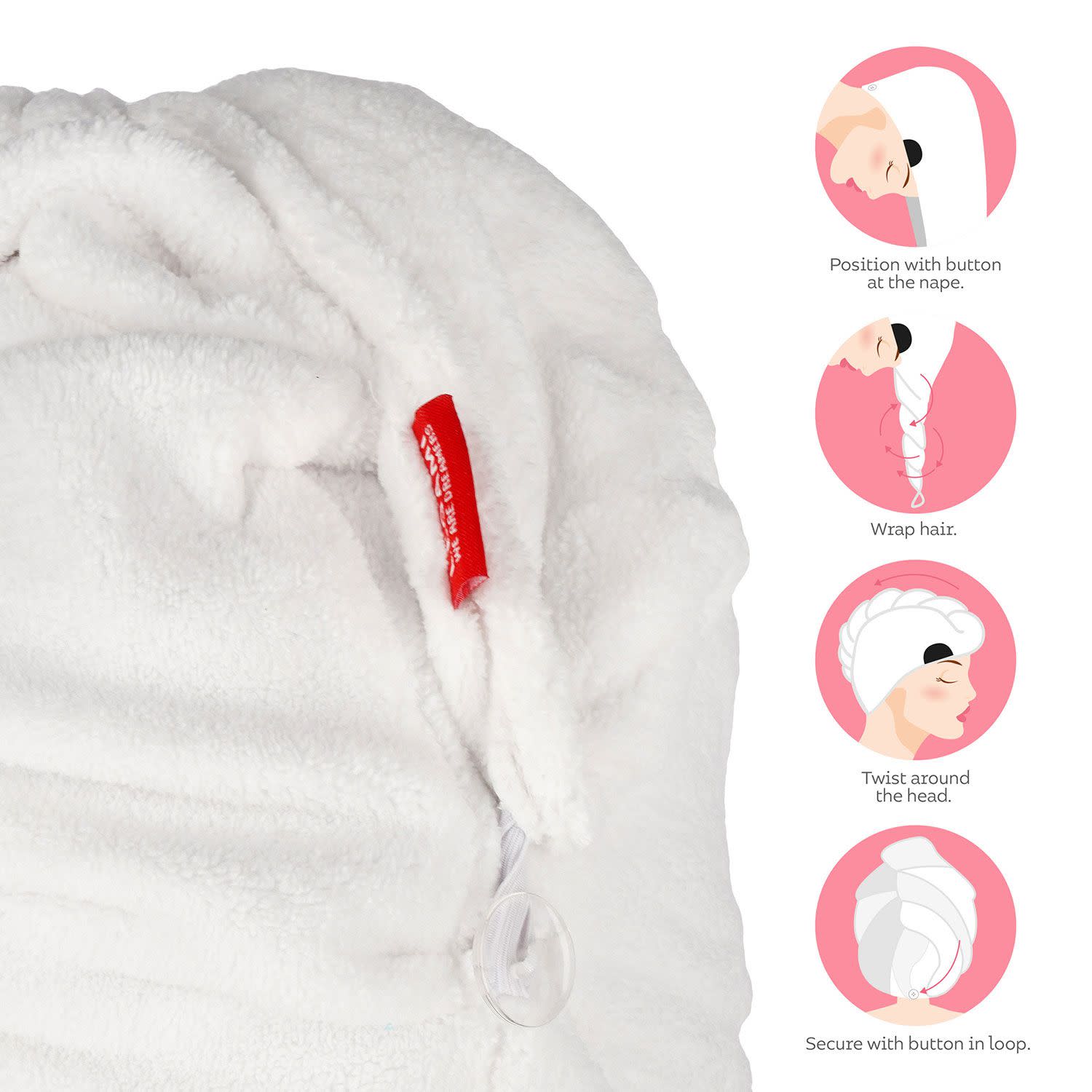 Εικόνα 3 του Legami Τουρμπάνι Μαλλιών Panda