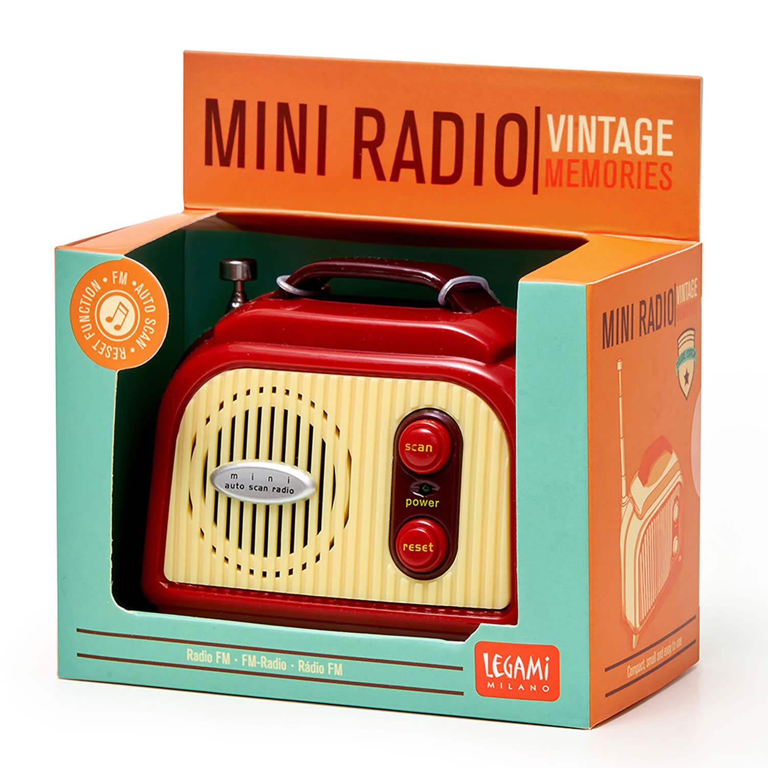 Εικόνα 3 του Legami Mini Φορητό Ραδιόφωνο