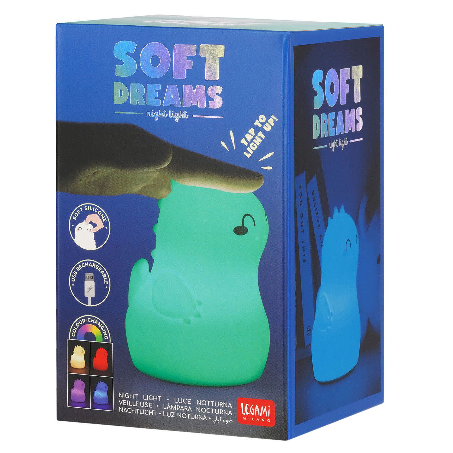 Εικόνα 4 του Legami Φωτάκι Νυκτός Επαναφορτιζόμενο Dino