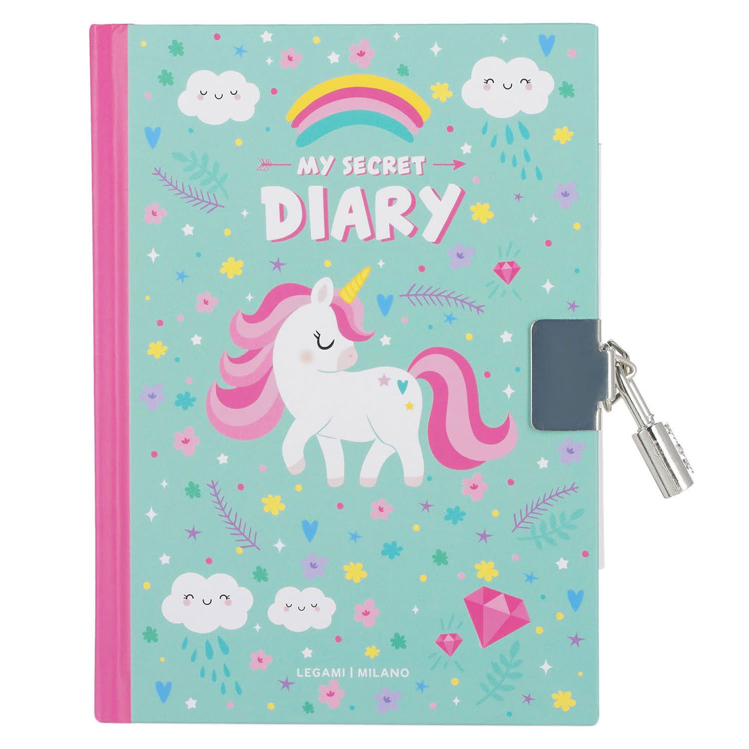 Εικόνα 1 του Legami Σημειωματάριο με Λουκέτο Unicorn