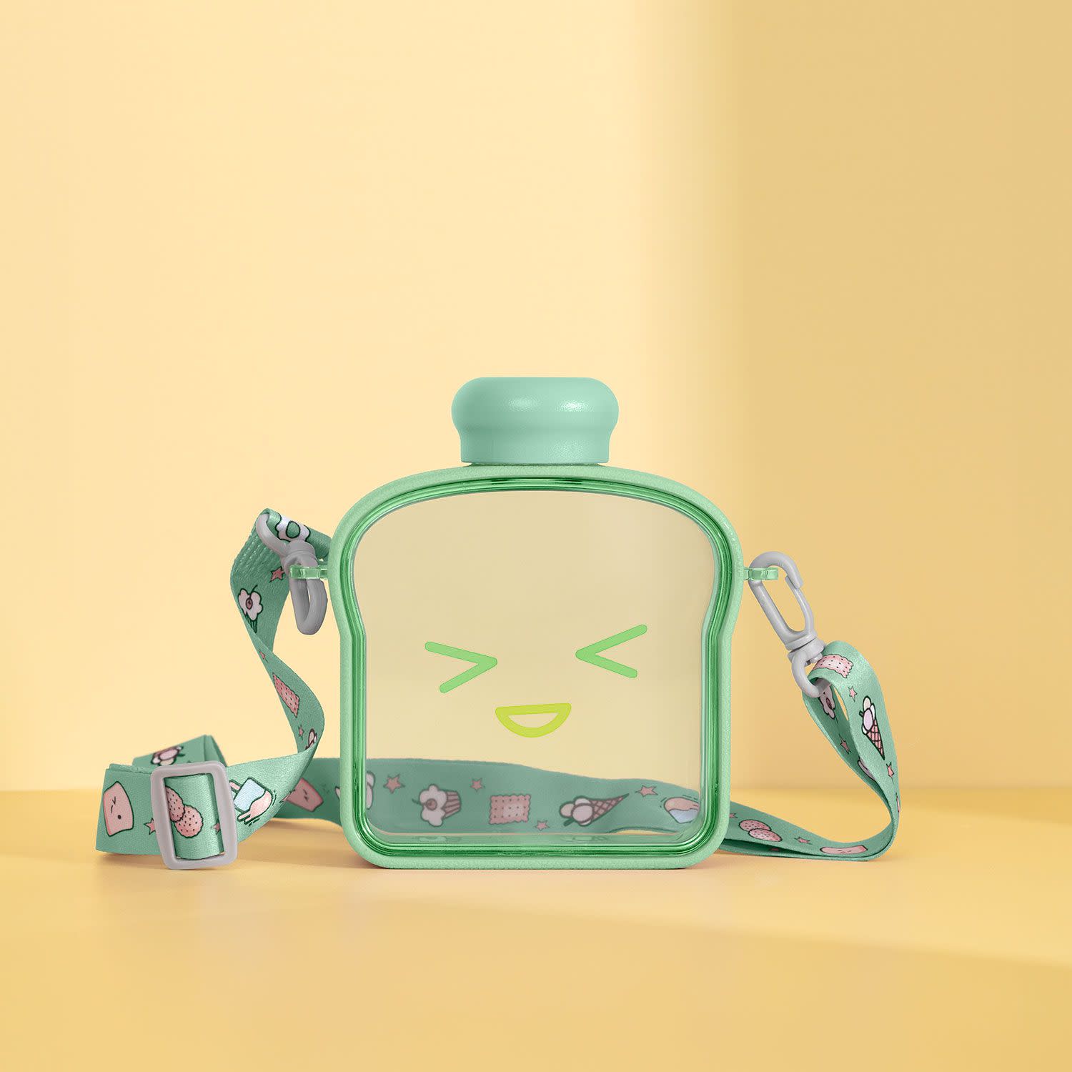 Εικόνα 1 του Sentio Πλαστικό Μπουκάλι Face Shape Πράσινο