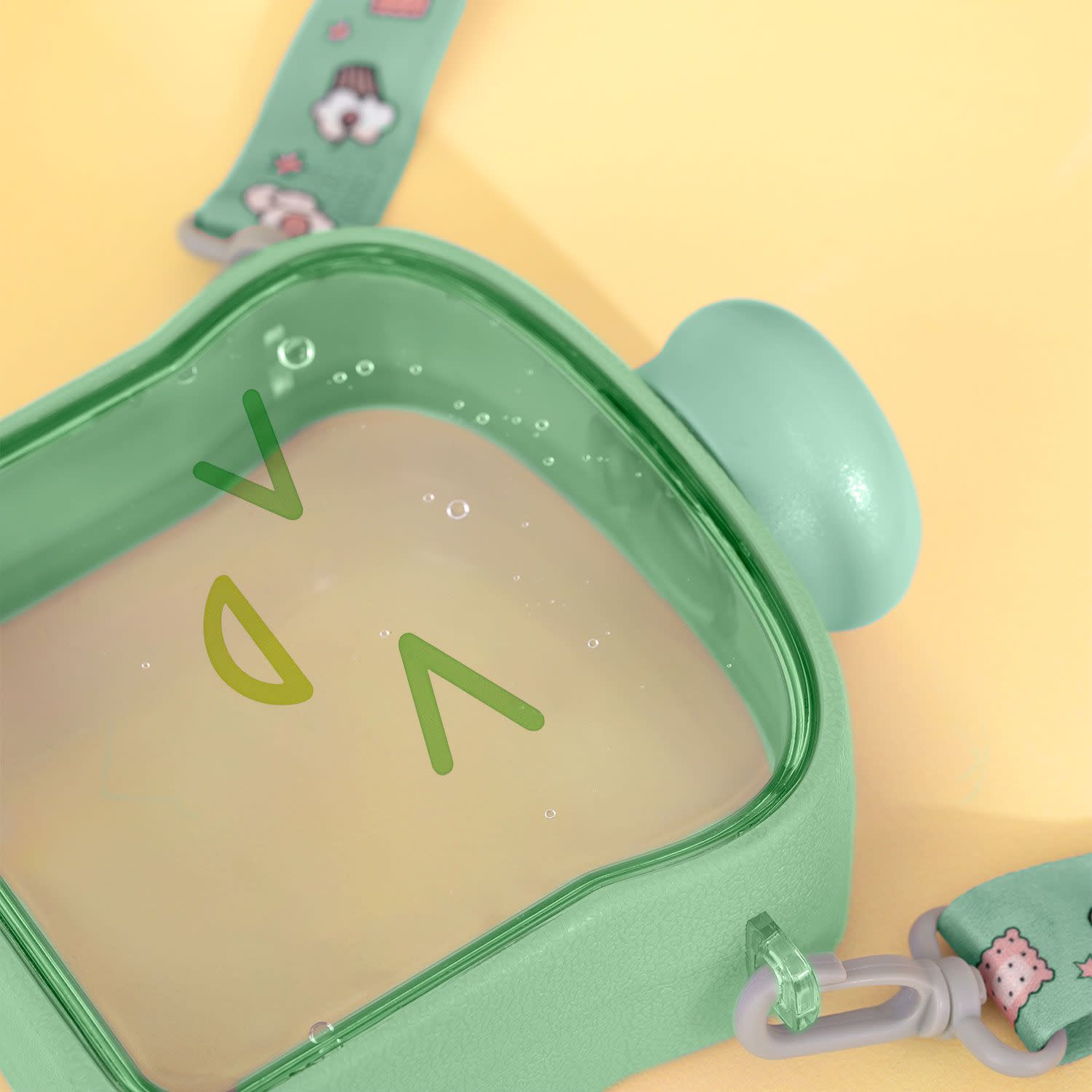 Εικόνα 2 του Sentio Πλαστικό Μπουκάλι Face Shape Πράσινο