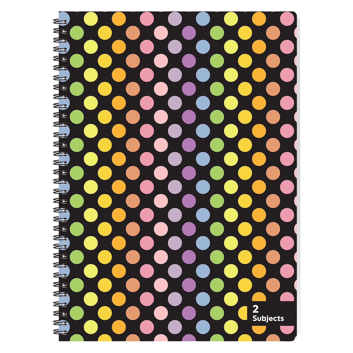 Κάνε κλικ για να δεις την εικόνα 1 του Sentio Τετράδιο Σπιράλ Α4 2 Θεμάτων Funky Dots 70 Φύλλα