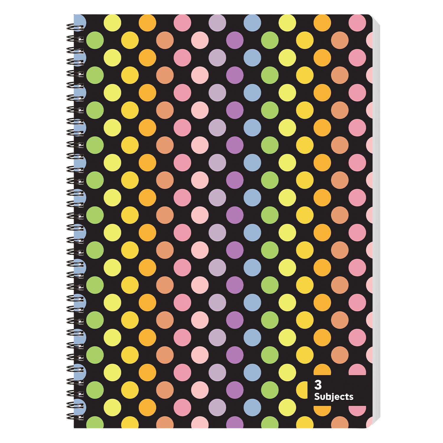 Κάνε κλικ για να δεις την εικόνα 1 του Sentio Τετράδιο Σπιράλ Α4 3 Θεμάτων Funky Dots 105 Φύλλα