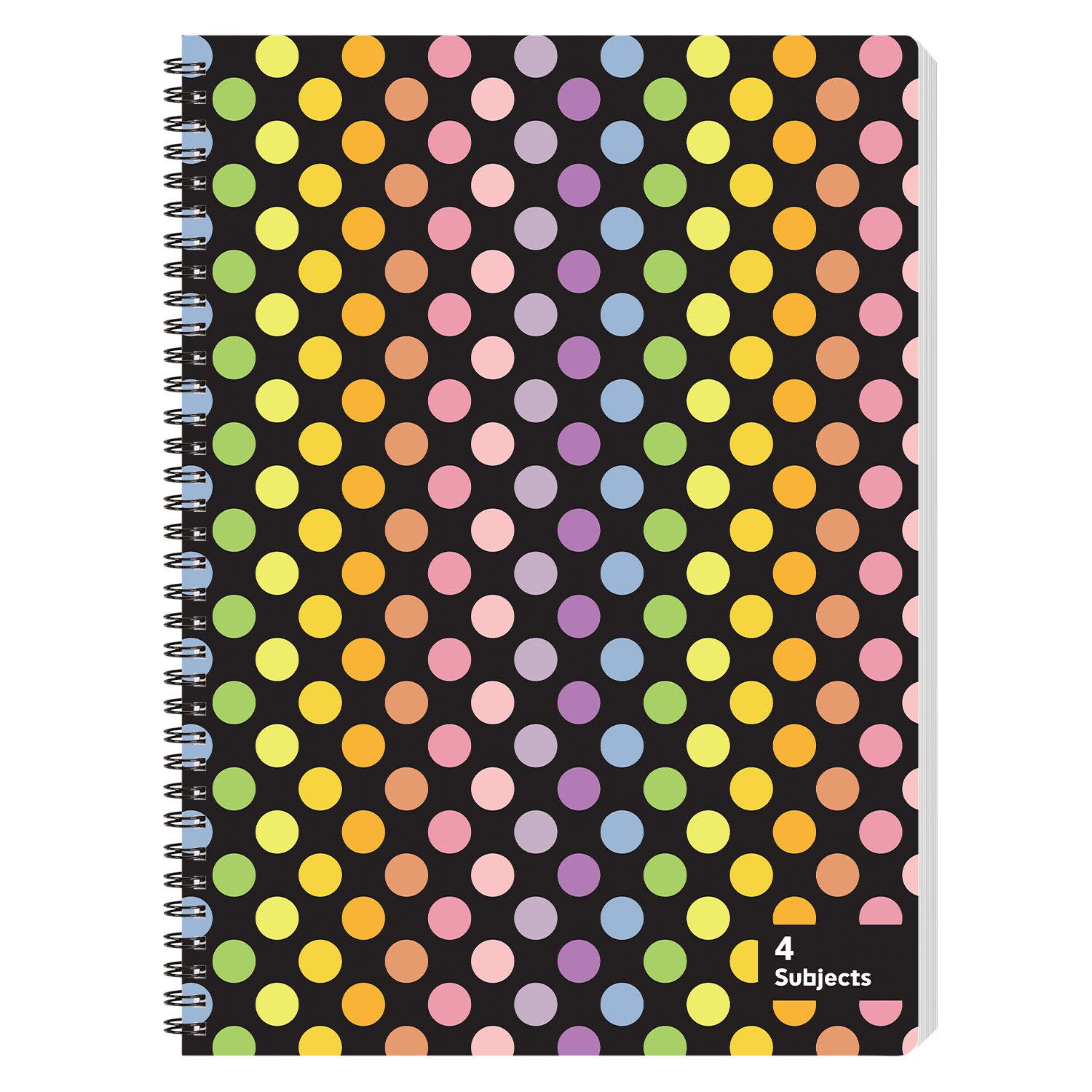 Εικόνα 1 του Sentio Τετράδιο Σπιράλ Α4 4 Θεμάτων Funky Dots 140 Φύλλα