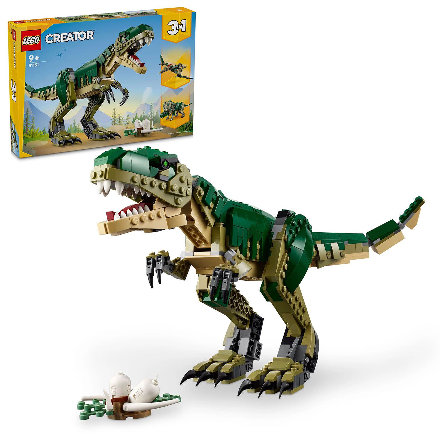 Εικόνα 5 του LEGO Creator 3σε1 T. rex, Παιχνίδι με δεινόσαυρο για παιδιά 31151