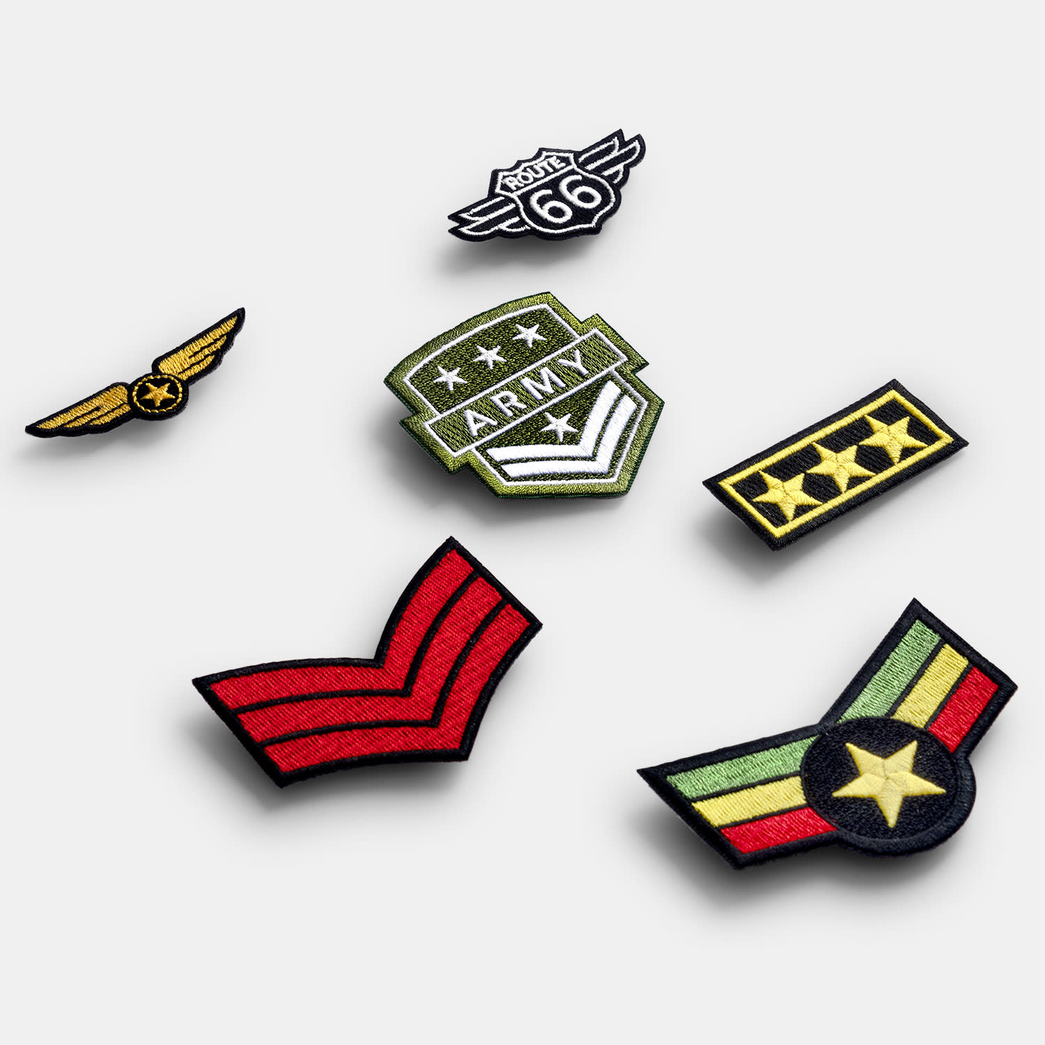 Εικόνα 2 του Goomby Σιδερότυπα Patches Army 6τεμ.