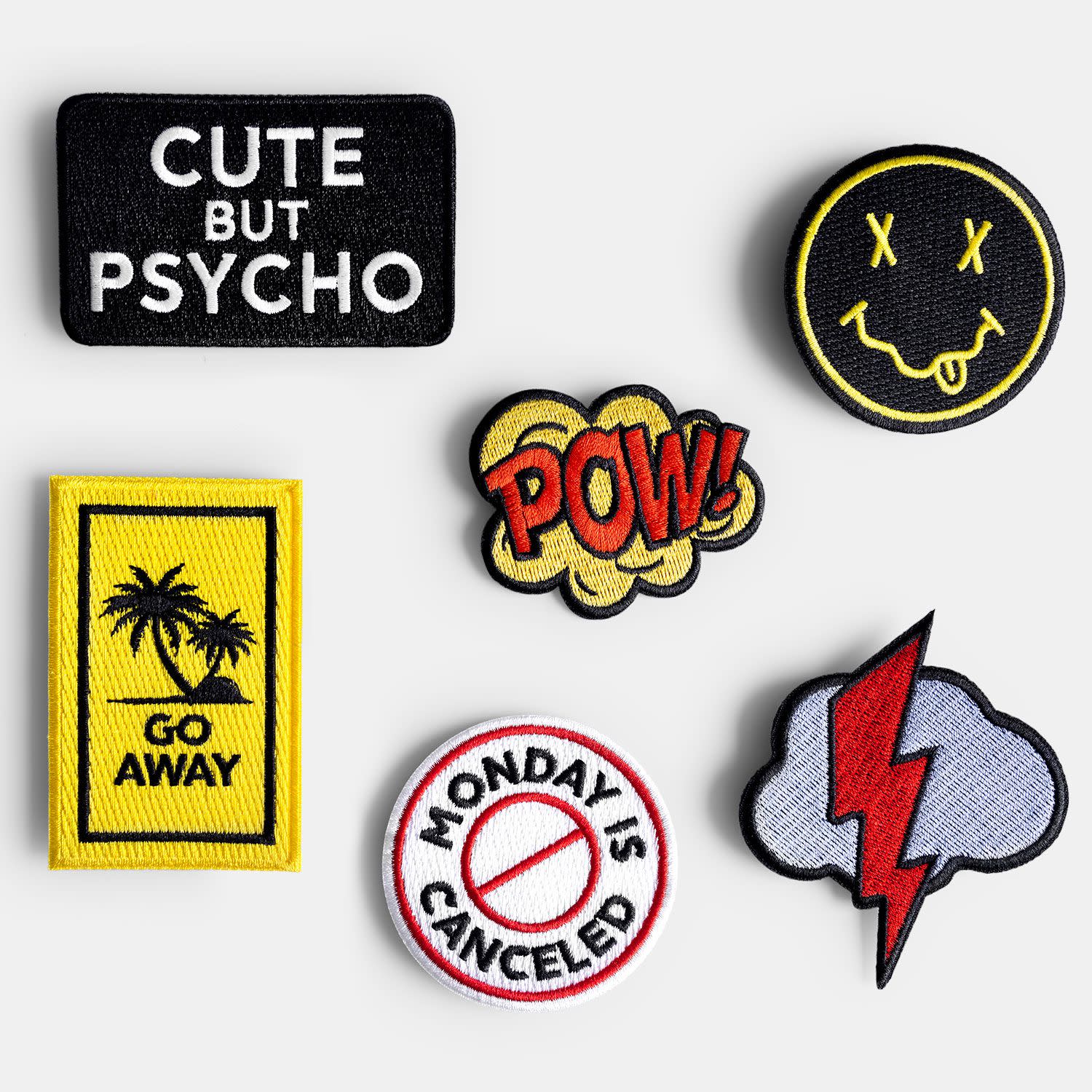 Goomby Σιδερότυπα Patches Too Cool 6τεμ.