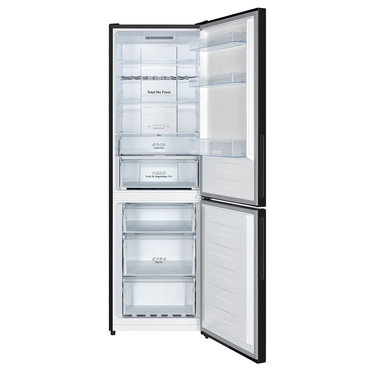 Εικόνα 3 του Hisense RB390N4GBE Ψυγειοκαταψύκτης Μαύρο Obsidian Γυαλί