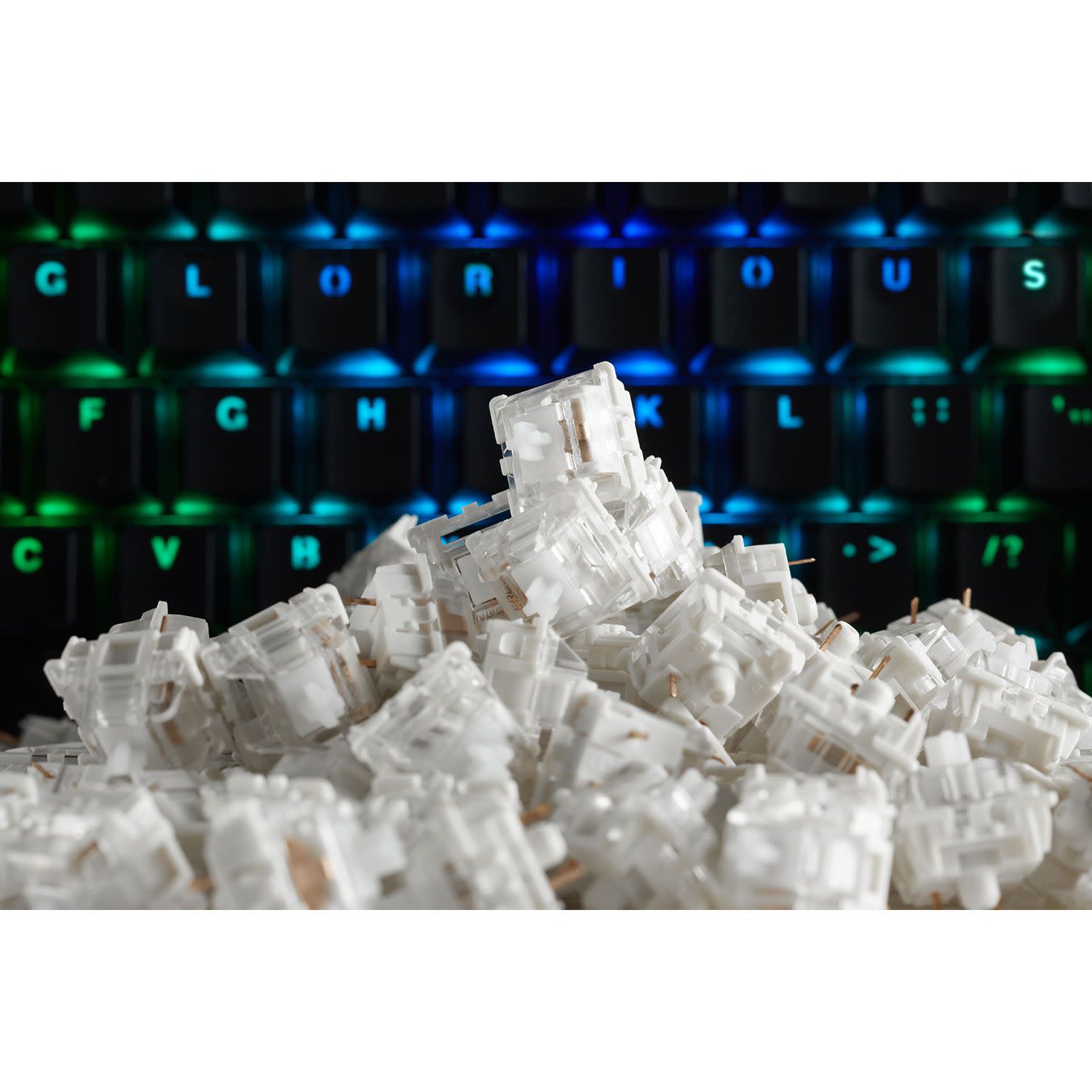 Εικόνα 1 του Glorious Gateron Mechanical Keyboard Switches Clear