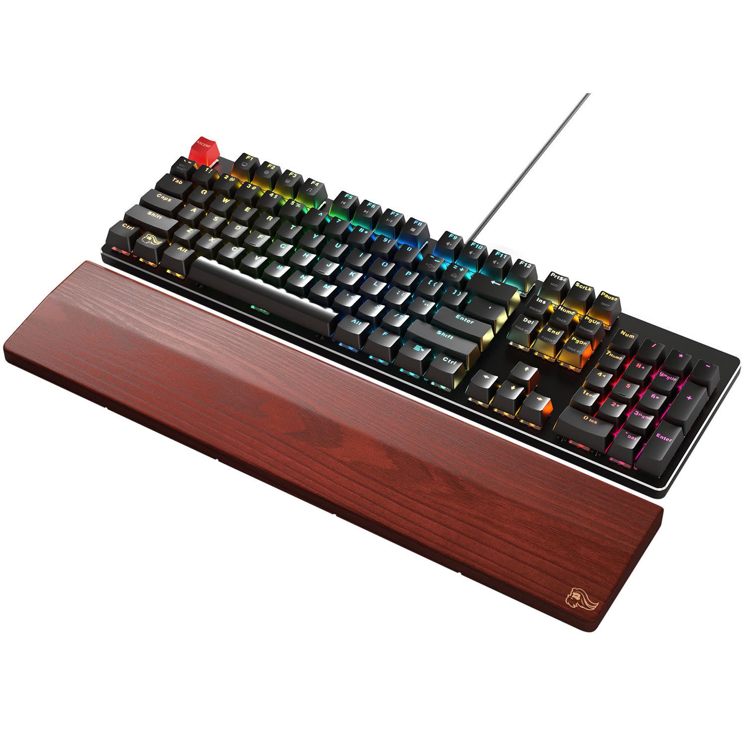 Κάνε κλικ για να δεις την εικόνα 2 του Glorious Wooden Keyboard Wrist Rest