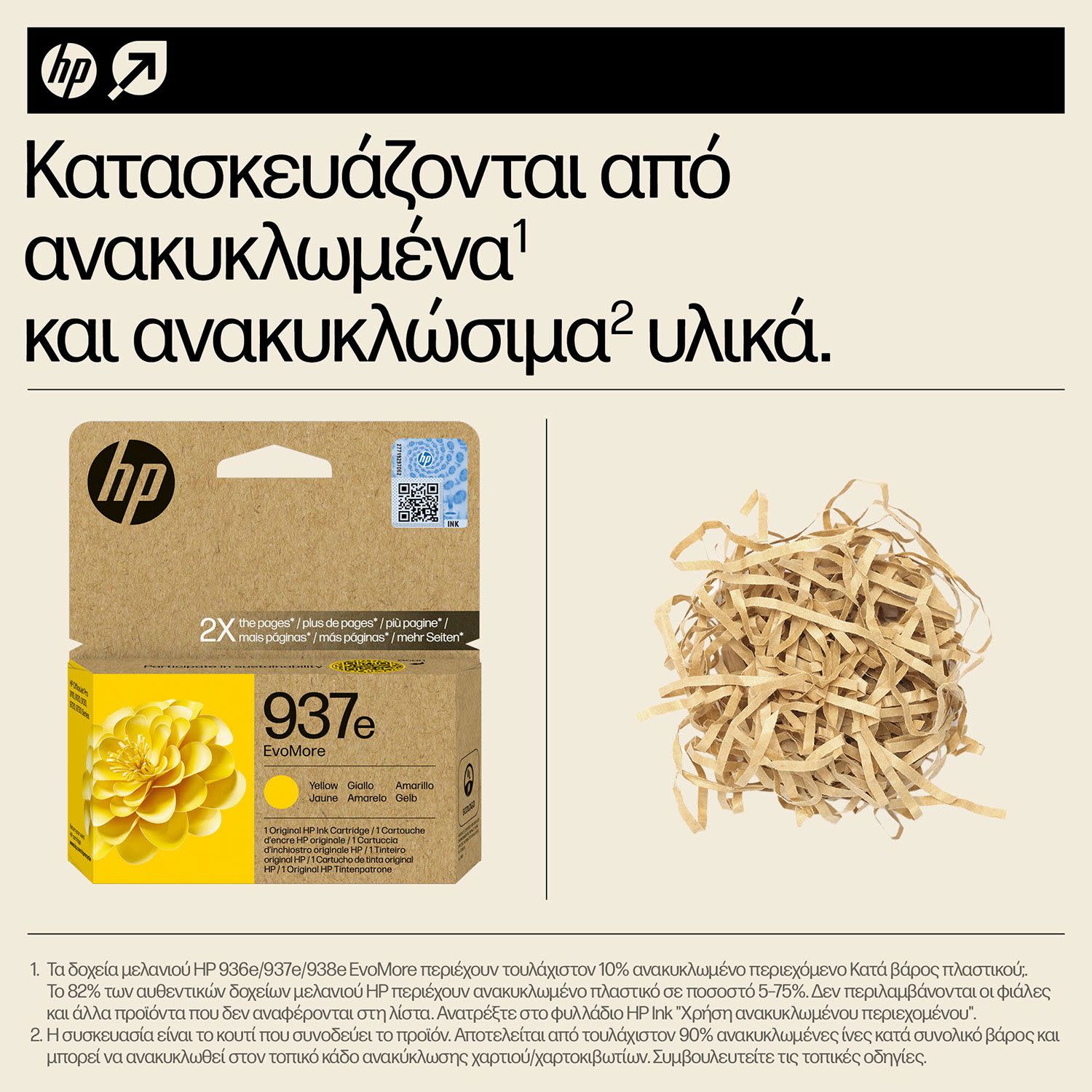 Εικόνα 5 του Μελάνι HP 937e EvoMore Yellow