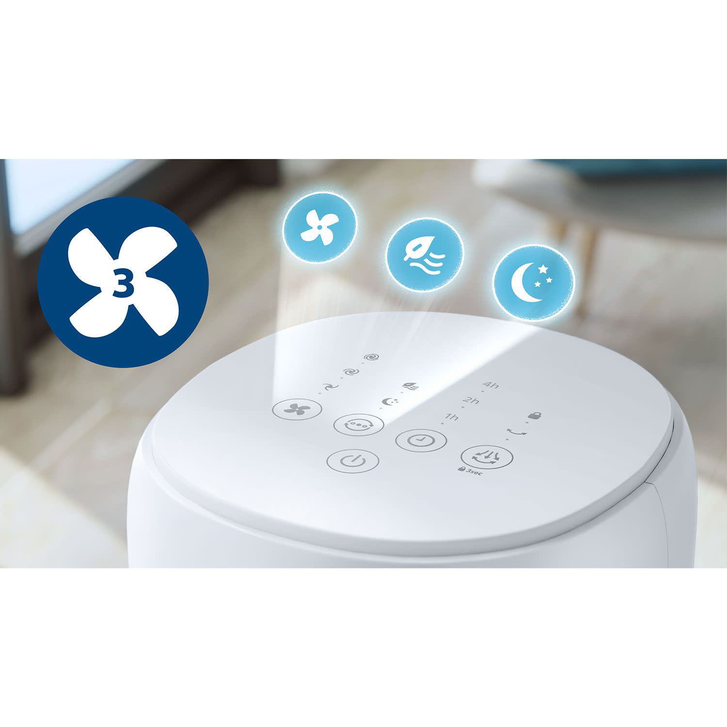 Εικόνα 3 του Philips Ανεμιστήρας Tower CX5535/00