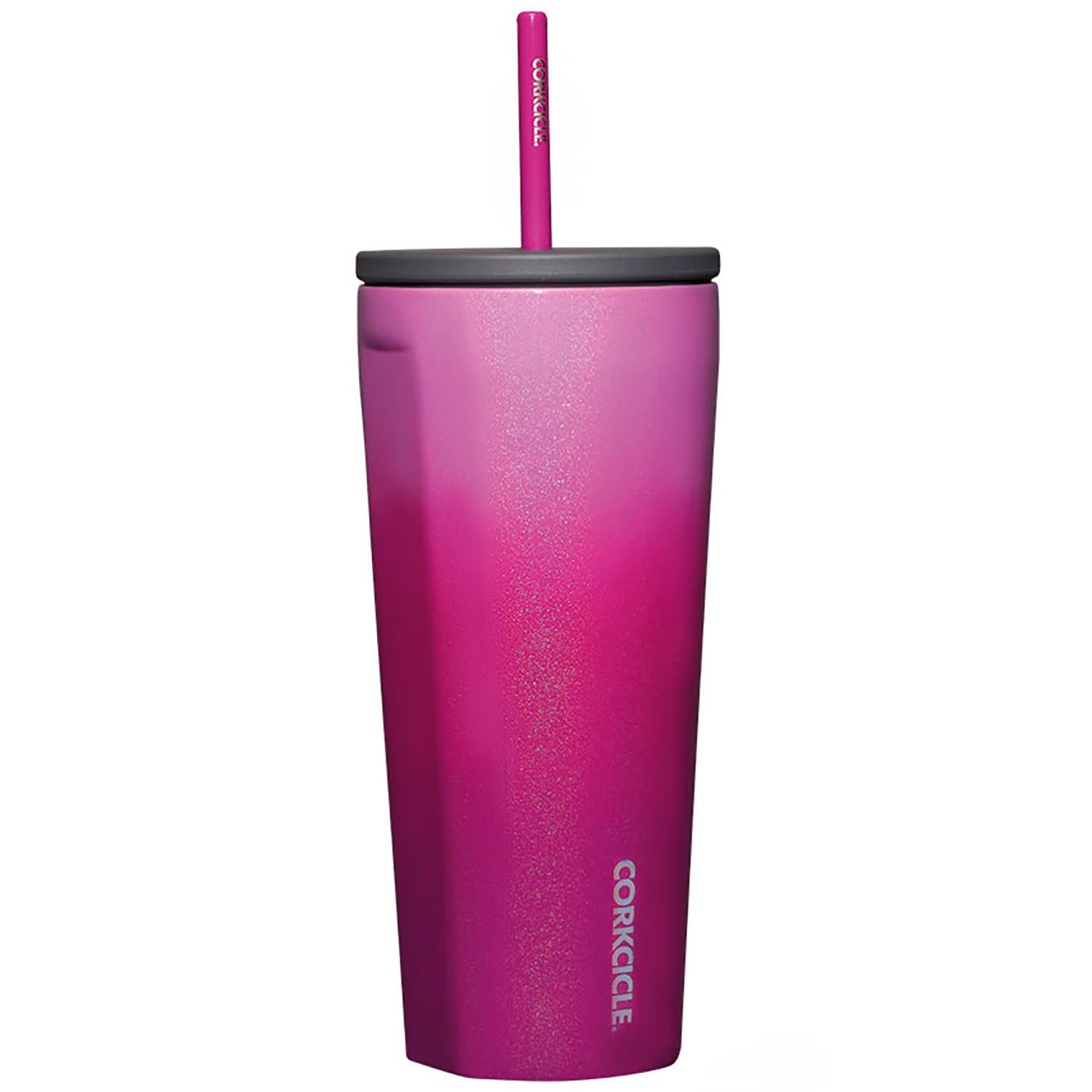 Corkcicle Cold Cup With Straw 710ml Ombre Unicorn Kiss
