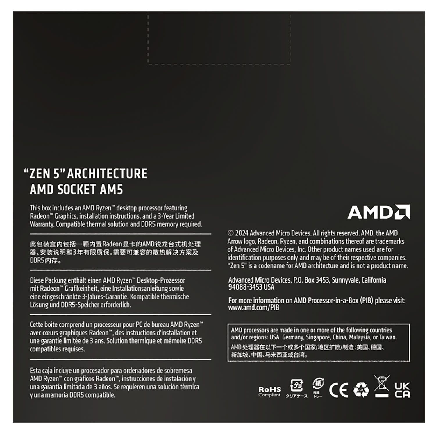 Εικόνα 5 του AMD CPU Ryzen 9 9950X (AM5/4.3 GHz/64 ΜΒ)