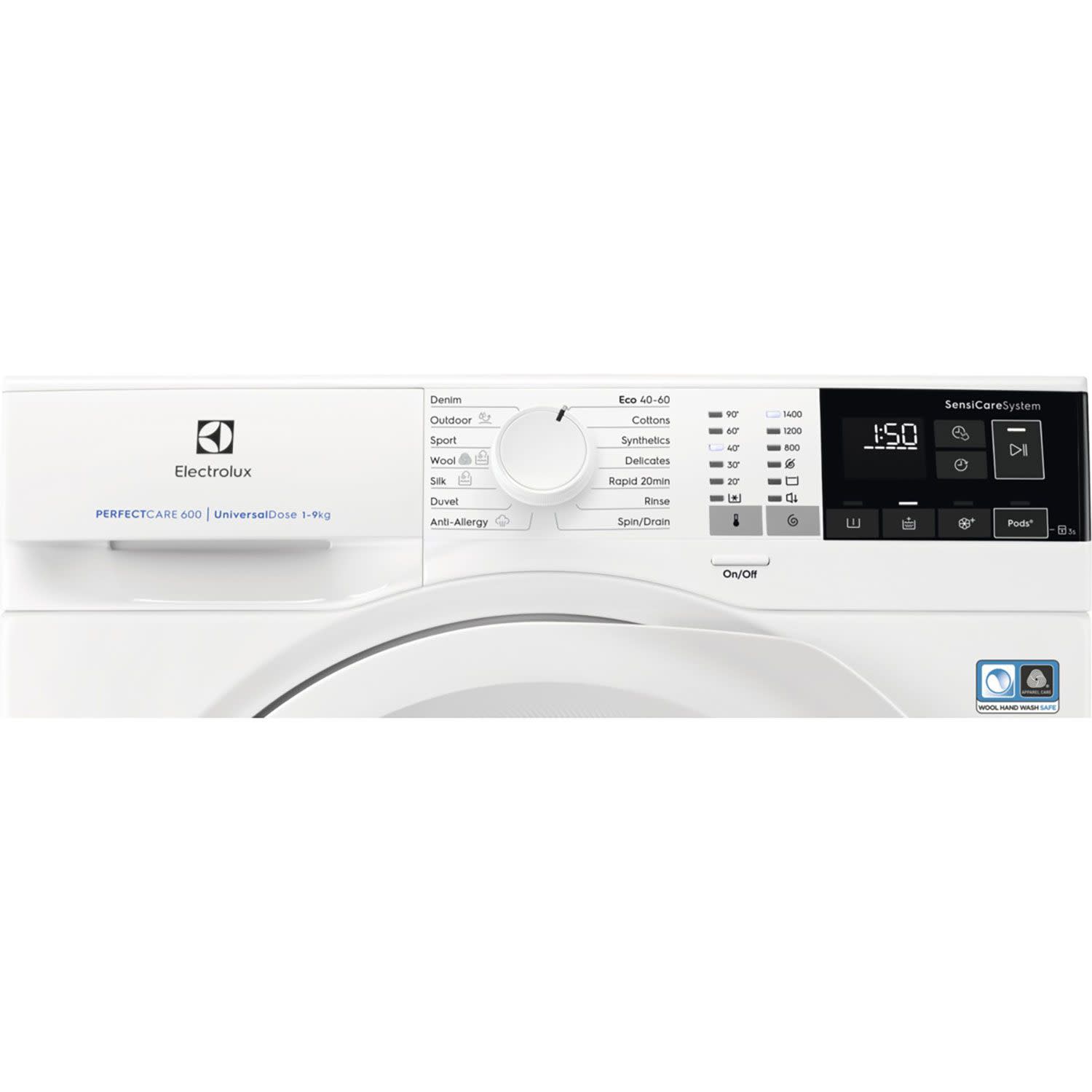 Εικόνα 2 του Electrolux EW6F449PWE Πλυντήριο Ρούχων 9,00 kg