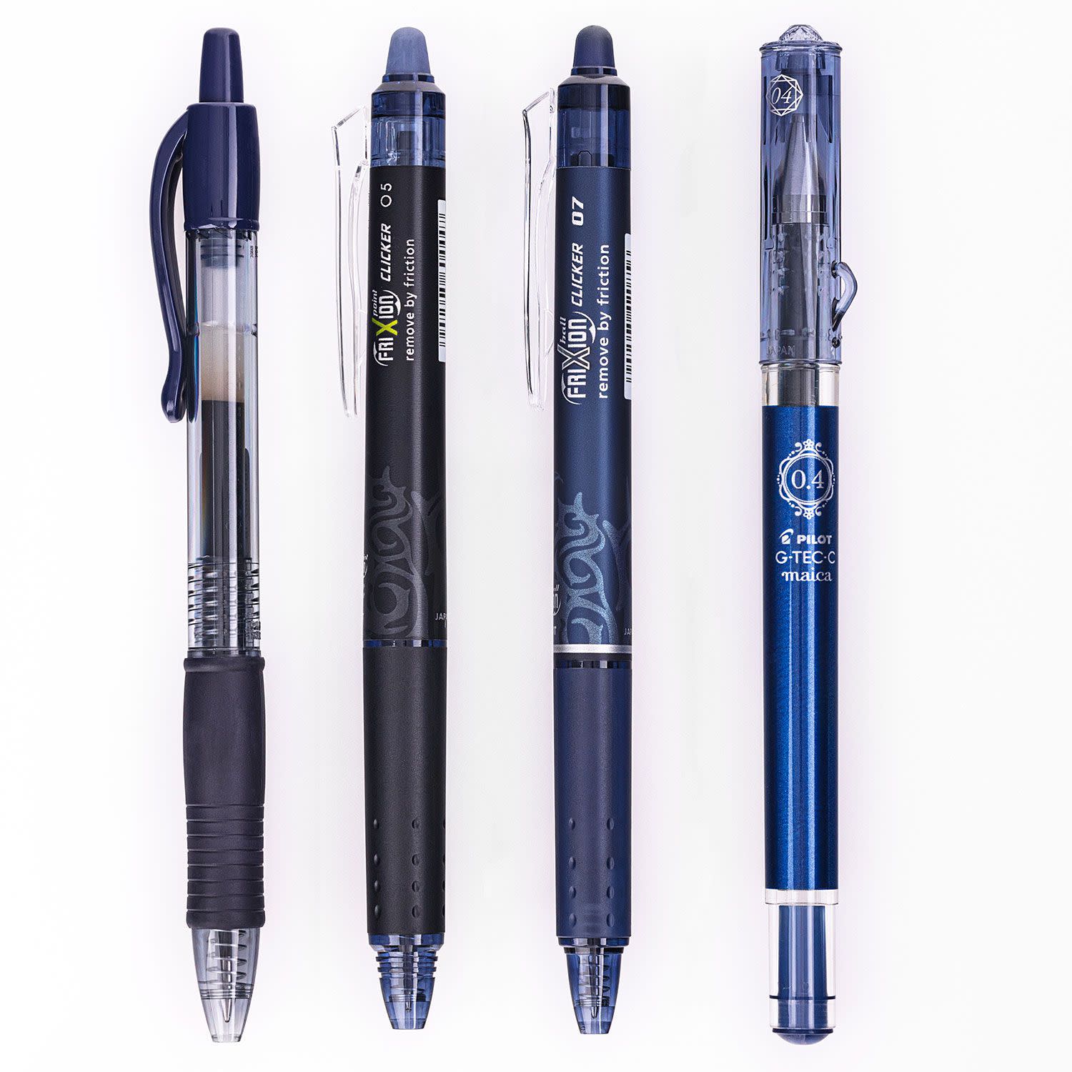 Εικόνα 3 του Pilot Set2Go G2/Maica/Frixion Με Λάστιχο & Κλιπ & Πάχος Μύτης 0.7mm 4τεμ.