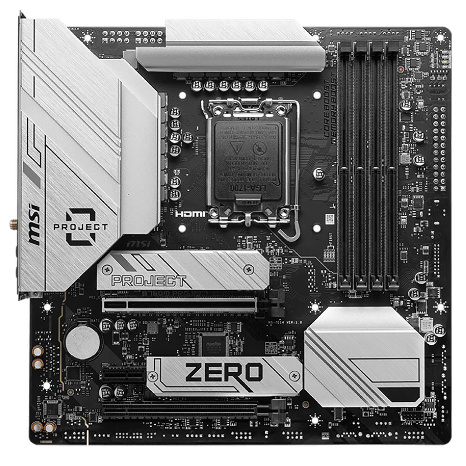 Εικόνα 2 του MSI Motherboard B760M PROJECT ZERO (Β760/1700/DDR5)