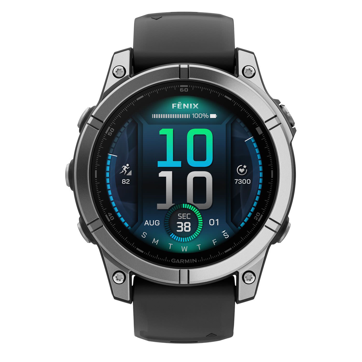 Garmin Fenix E 47mm Silver with Black