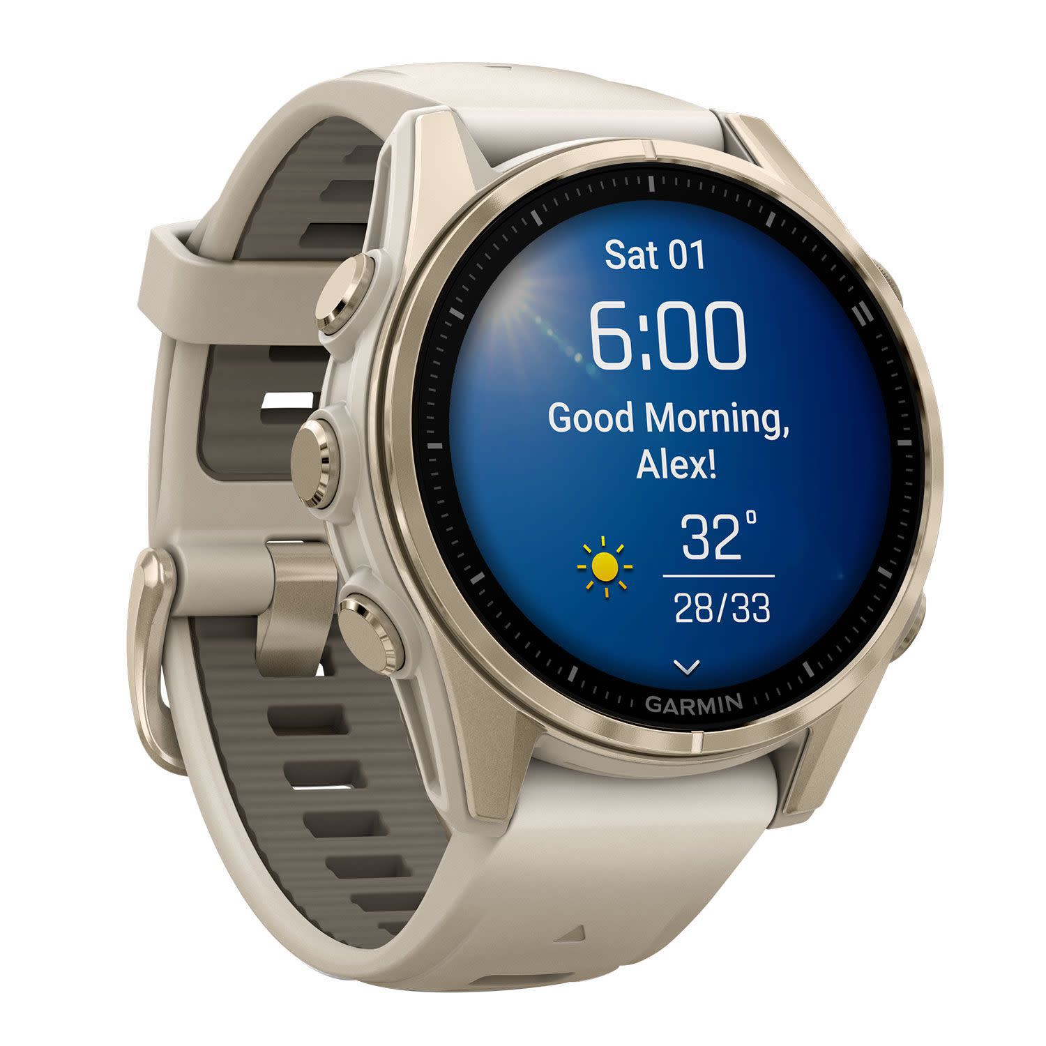 Εικόνα 4 του Garmin Fenix 8 43mm Amoled Sapphire Soft Gold