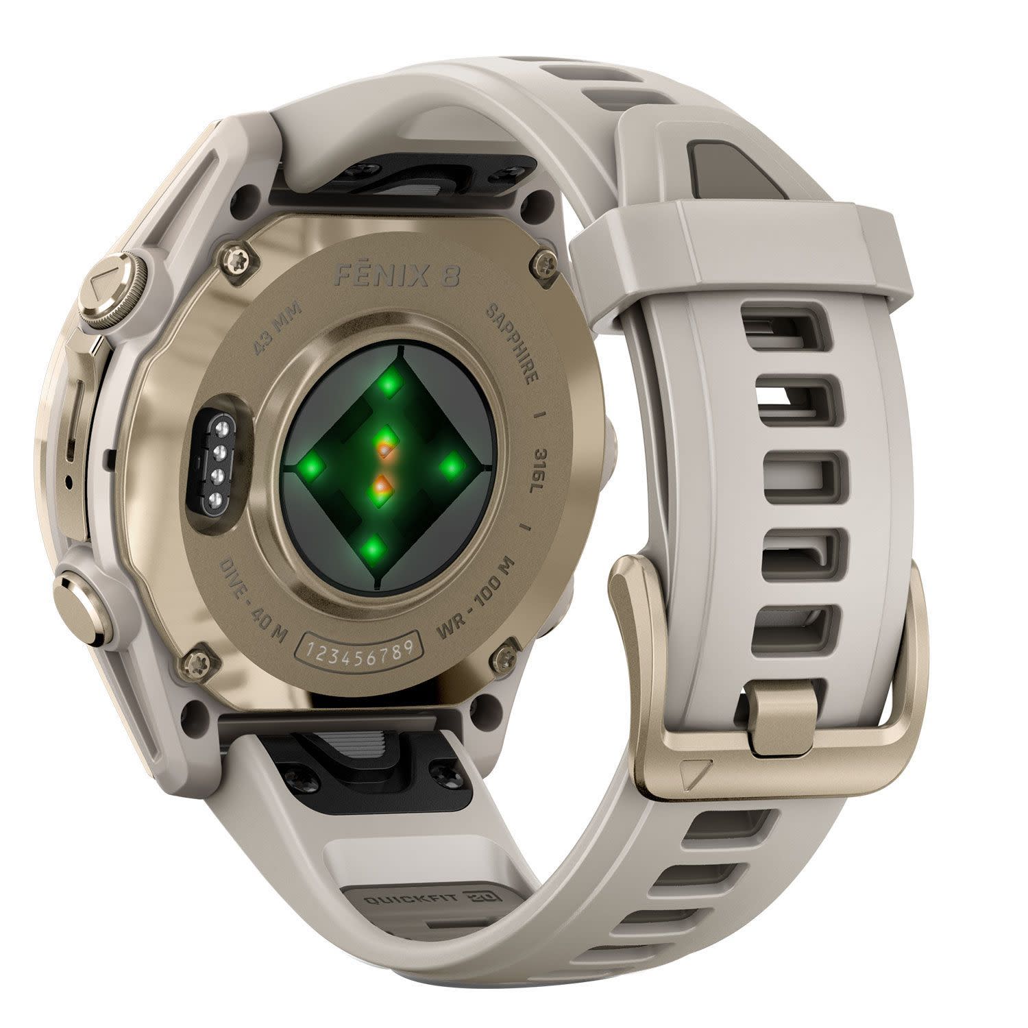 Εικόνα 6 του Garmin Fenix 8 43mm Amoled Sapphire Soft Gold