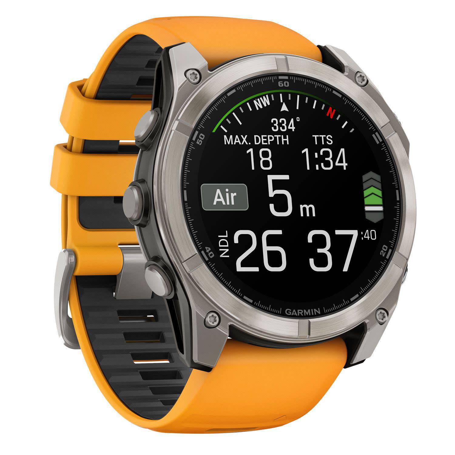 Εικόνα 4 του Garmin Fenix 8 51mm Amoled Sapphire Titanium/Orange
