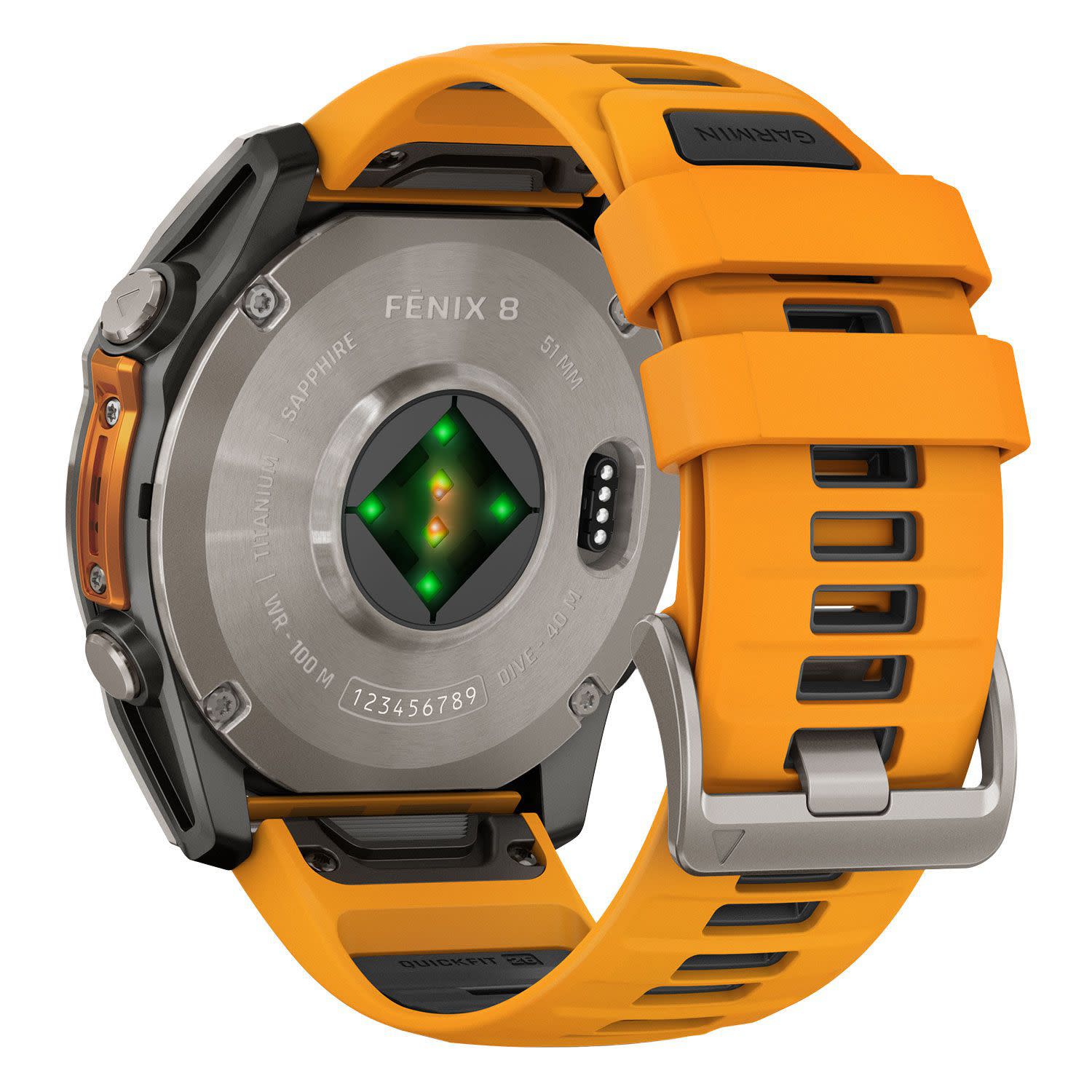 Εικόνα 6 του Garmin Fenix 8 51mm Amoled Sapphire Titanium/Orange