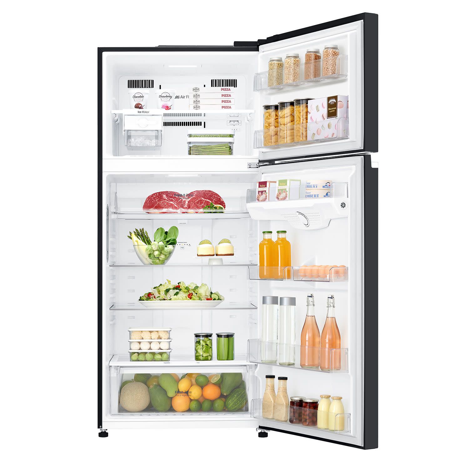 Εικόνα 3 του LG GTB744BMBED Δίπορτο Ψυγείο Μαύρο