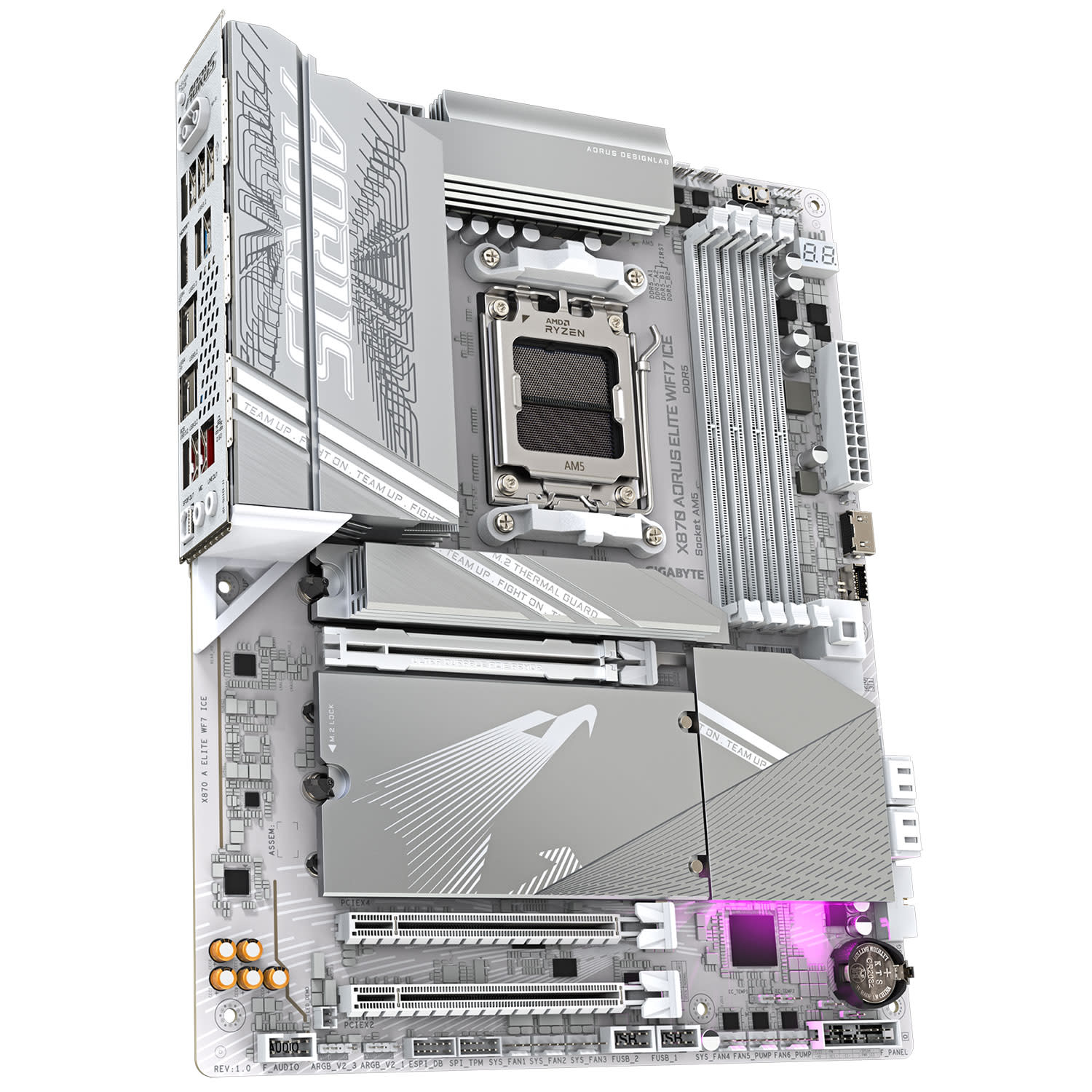 Κάνε κλικ για να δεις την εικόνα 3 του Gigabyte Motherboard X870 AORUS ELITE WIFI7 ICE