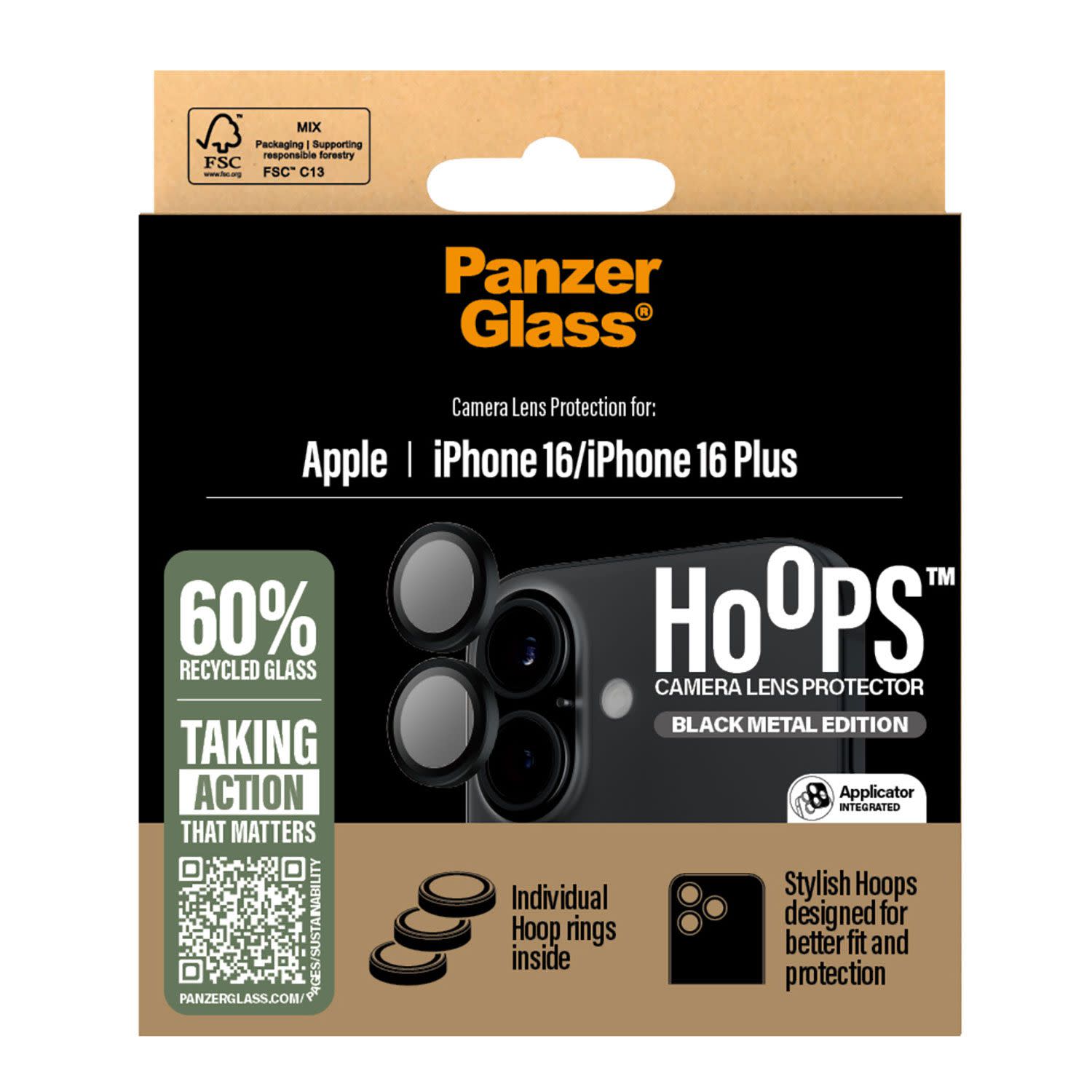 Εικόνα 9 του PanzerGlass Hoops iPhone 16/16 Plus