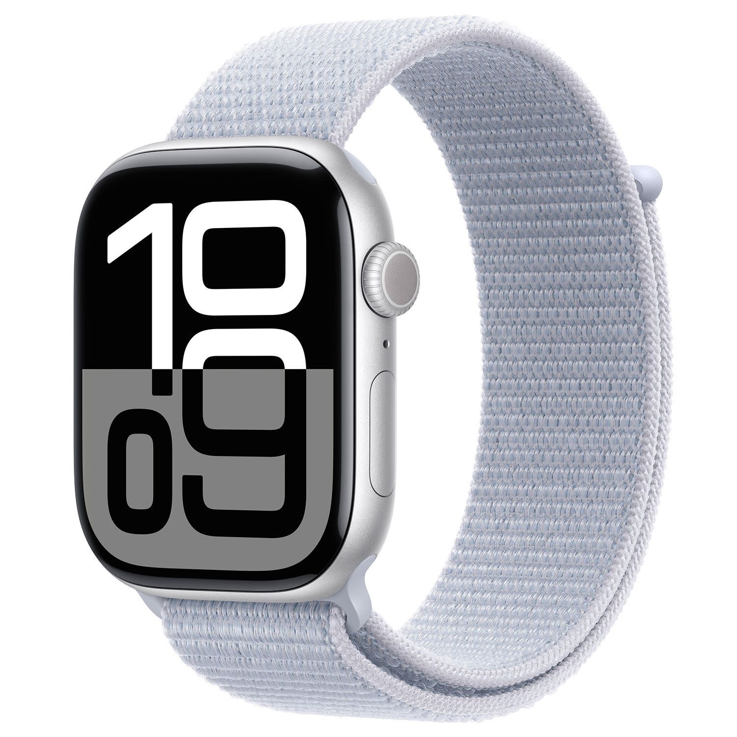Εικόνα 1 του Apple Watch Series 10 46mm Silver Aluminum Case with Blue Cloud Sport Loop