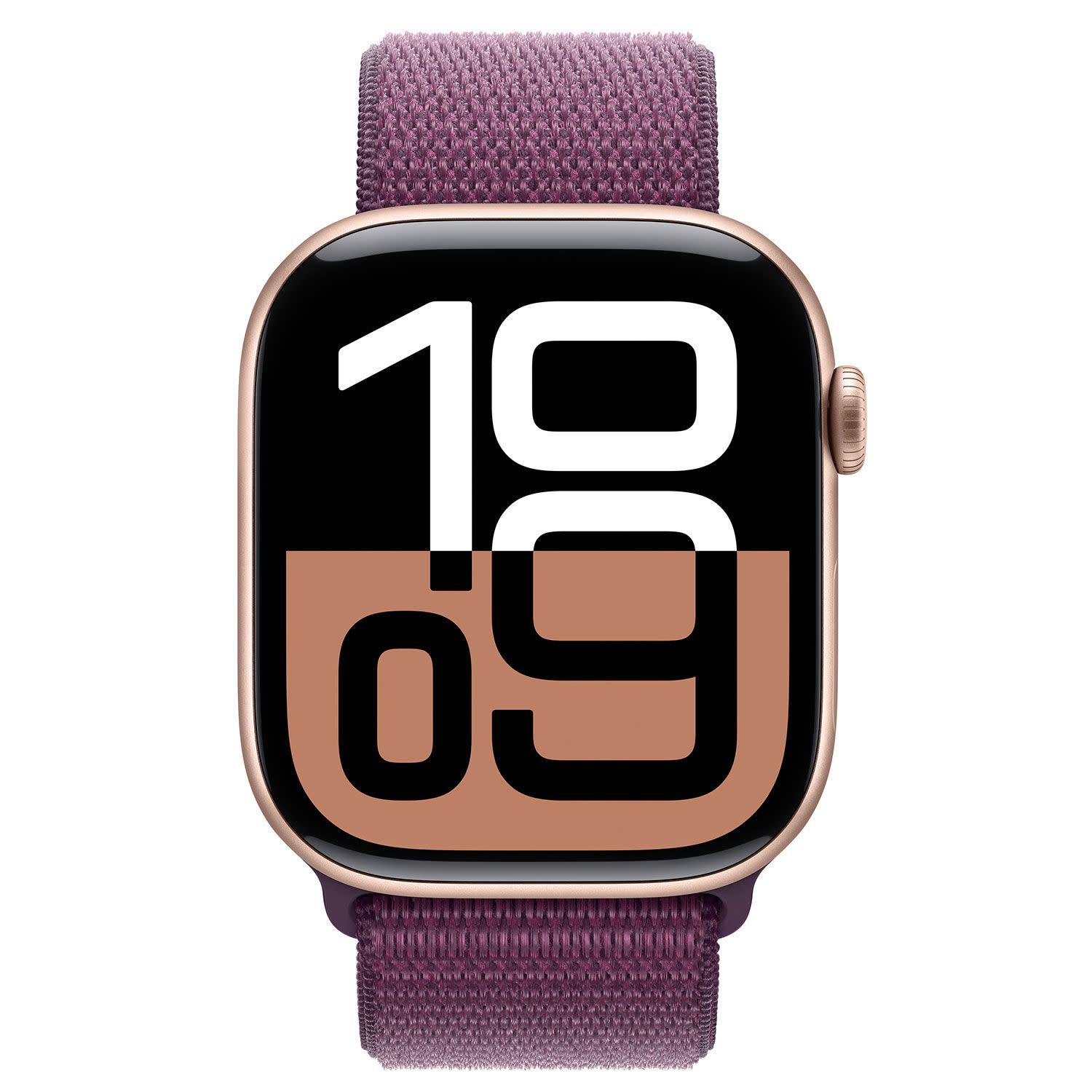 Εικόνα 2 του Apple Watch Series 10 46mm Rose Gold Aluminum Case with Plum Sport Loop