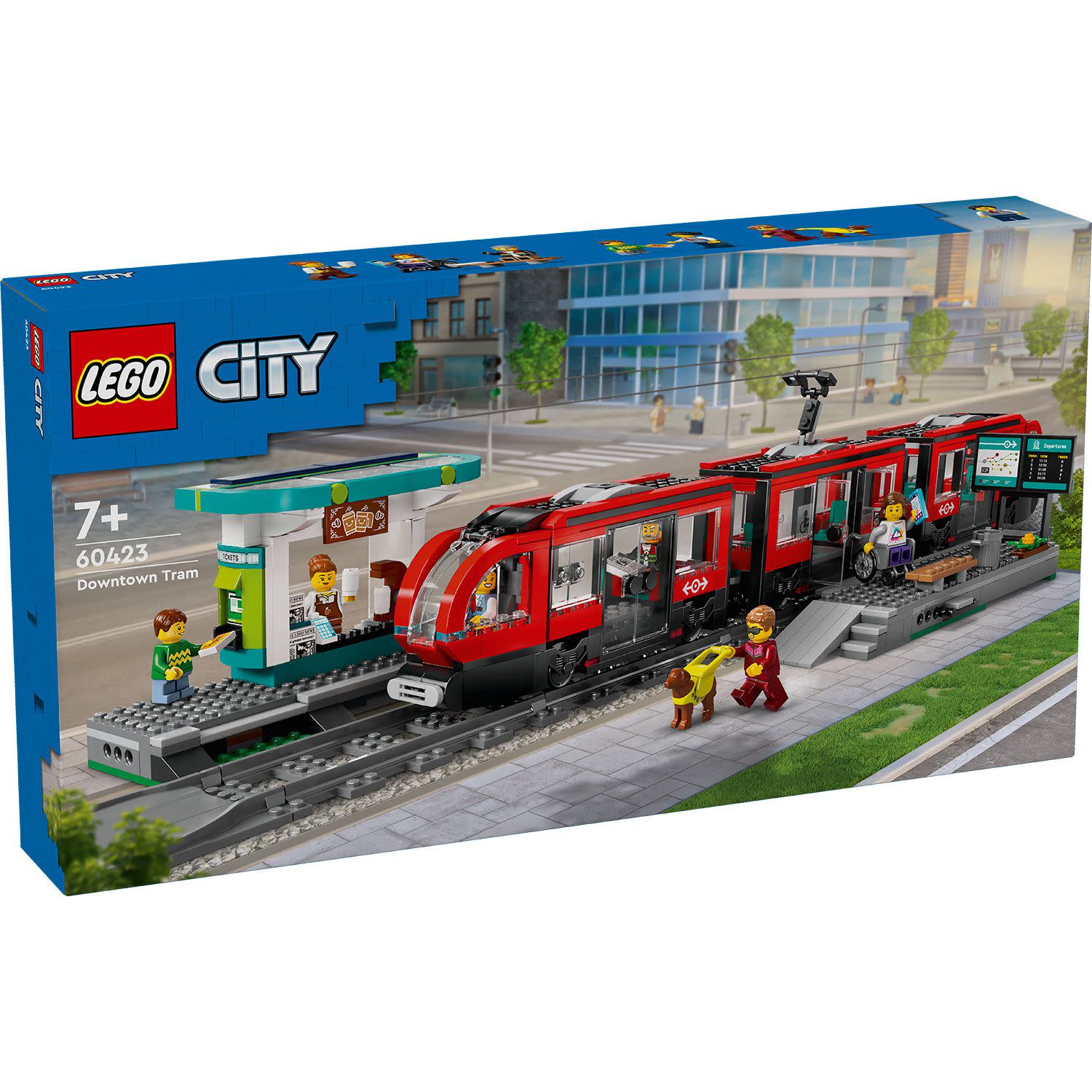Εικόνα 1 του LEGO Downtown Streetcar&Station 60423