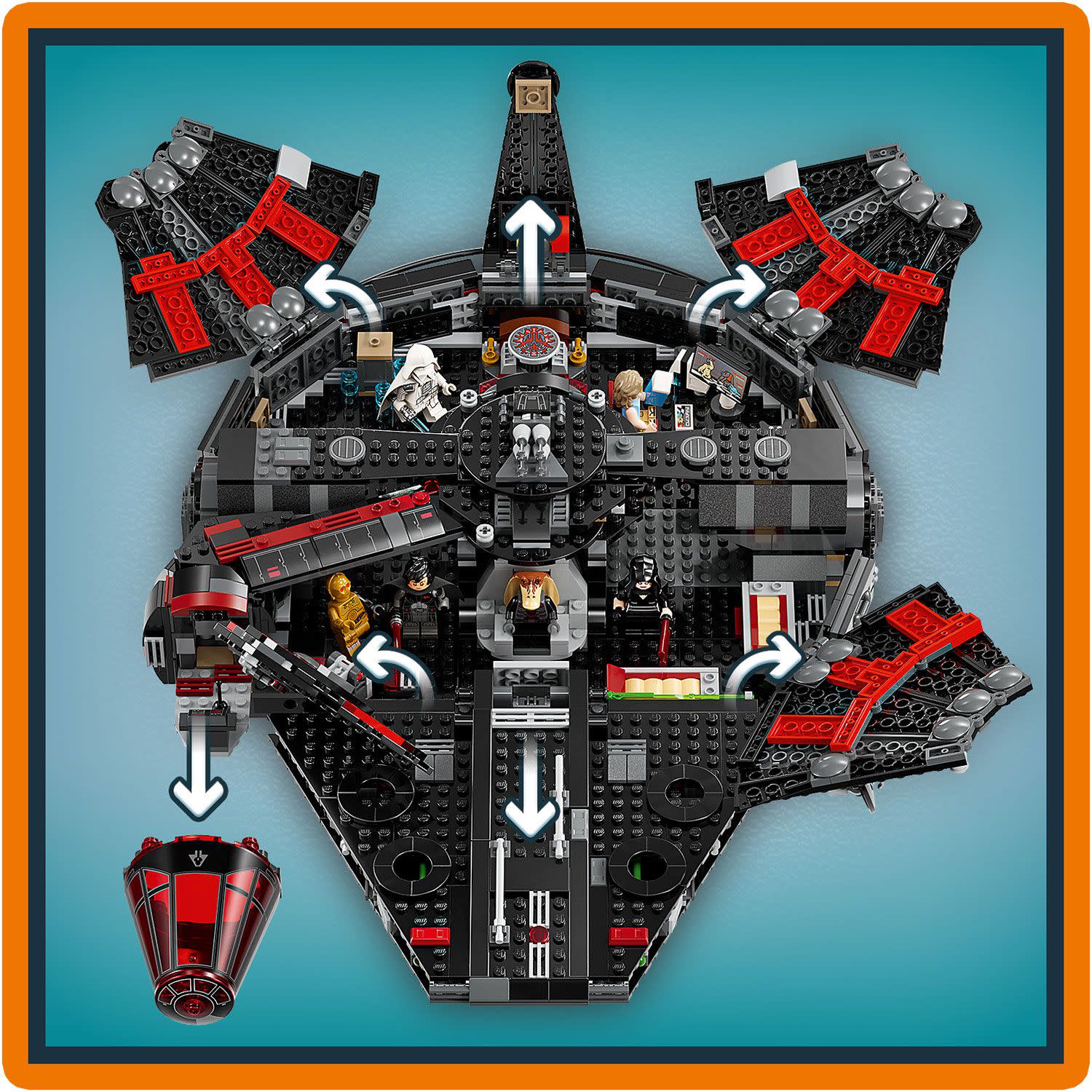 Εικόνα 7 του LEGO The Dark Falcon 75389
