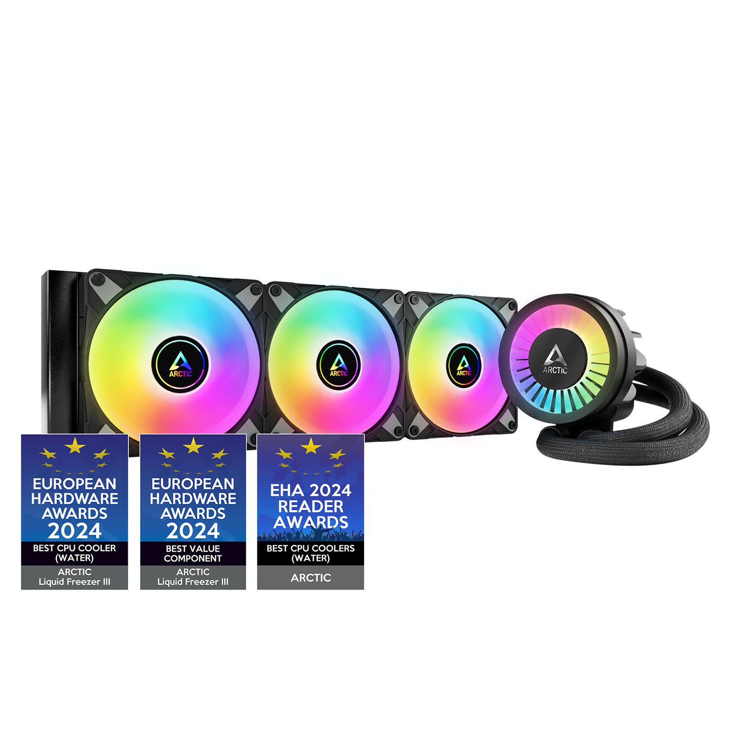 Arctic Cooling CPU Cooler Liquid Freezer III 360 A-RGB Black