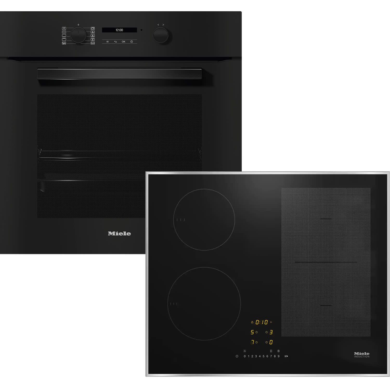 Εικόνα 1 του Miele H 2861-1 B + KM 7466 FR Σετ εντοιχισμού