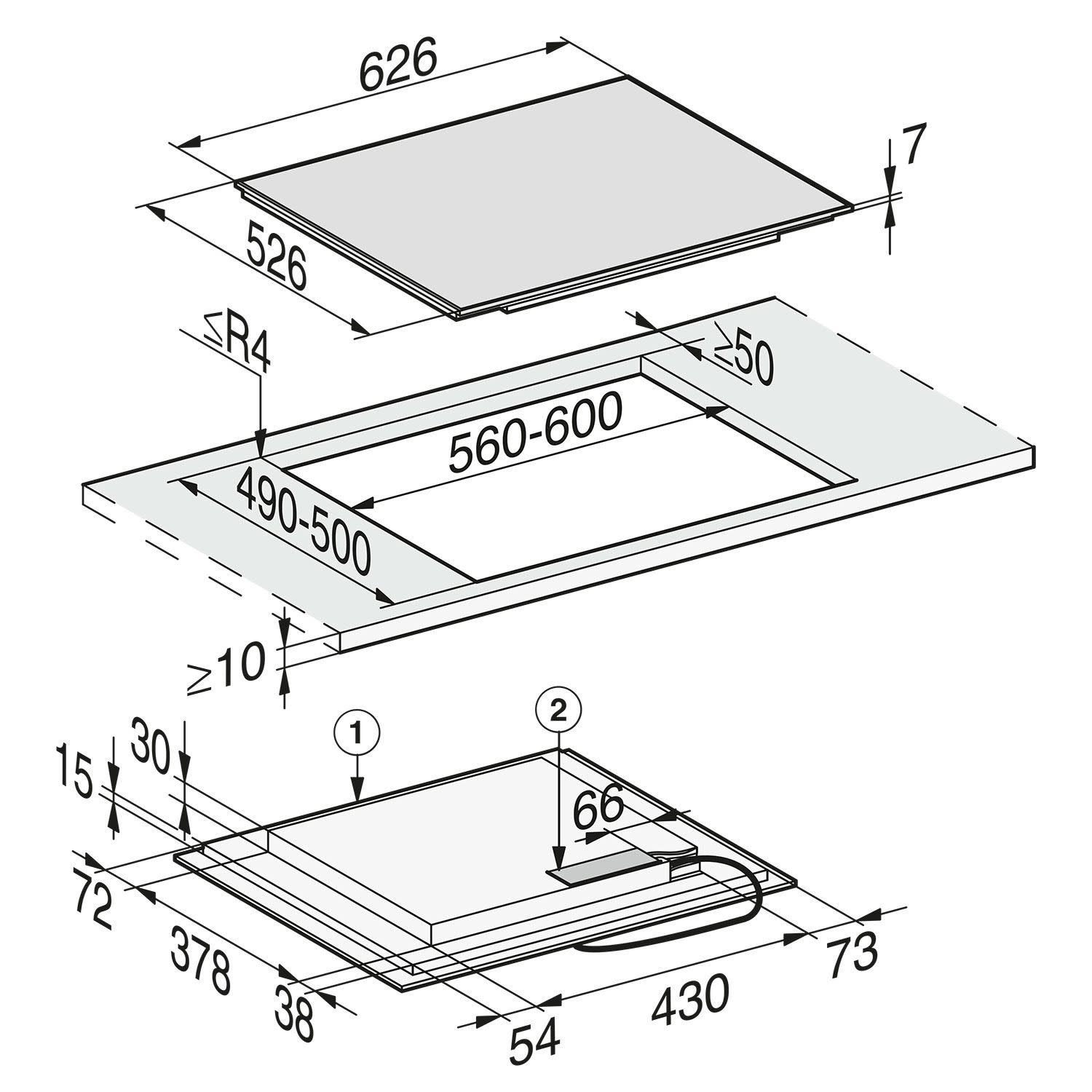 Εικόνα 6 του Miele H 2861-1 B + KM 7466 FR Σετ εντοιχισμού