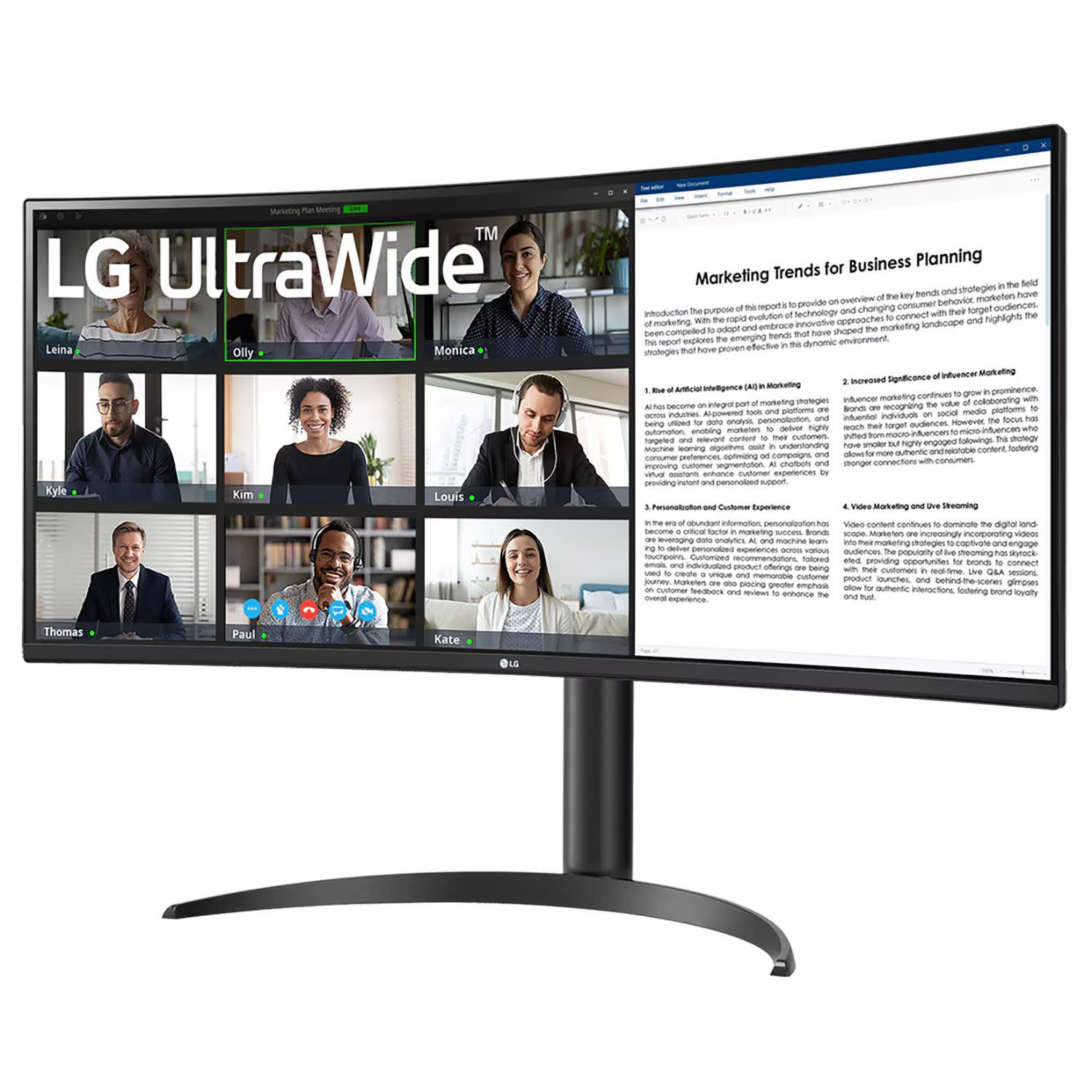 Εικόνα 2 του LG Monitor 34" 34WR55QK-B.AEU