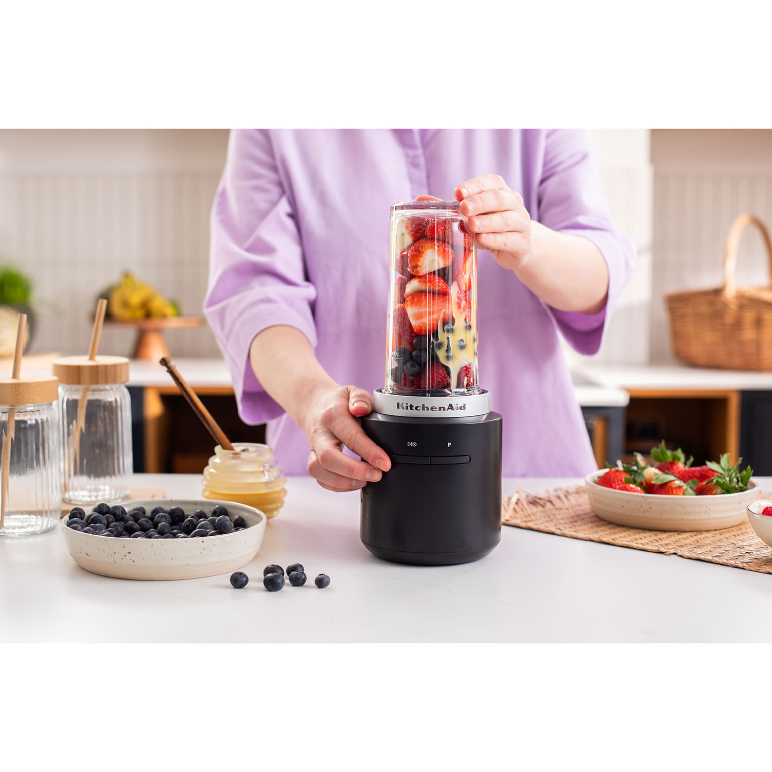 Κάνε κλικ για να δεις την εικόνα 8 του KitchenAid Μπλέντερ 5KSBR256BM Cordless Με Μπαταρία
