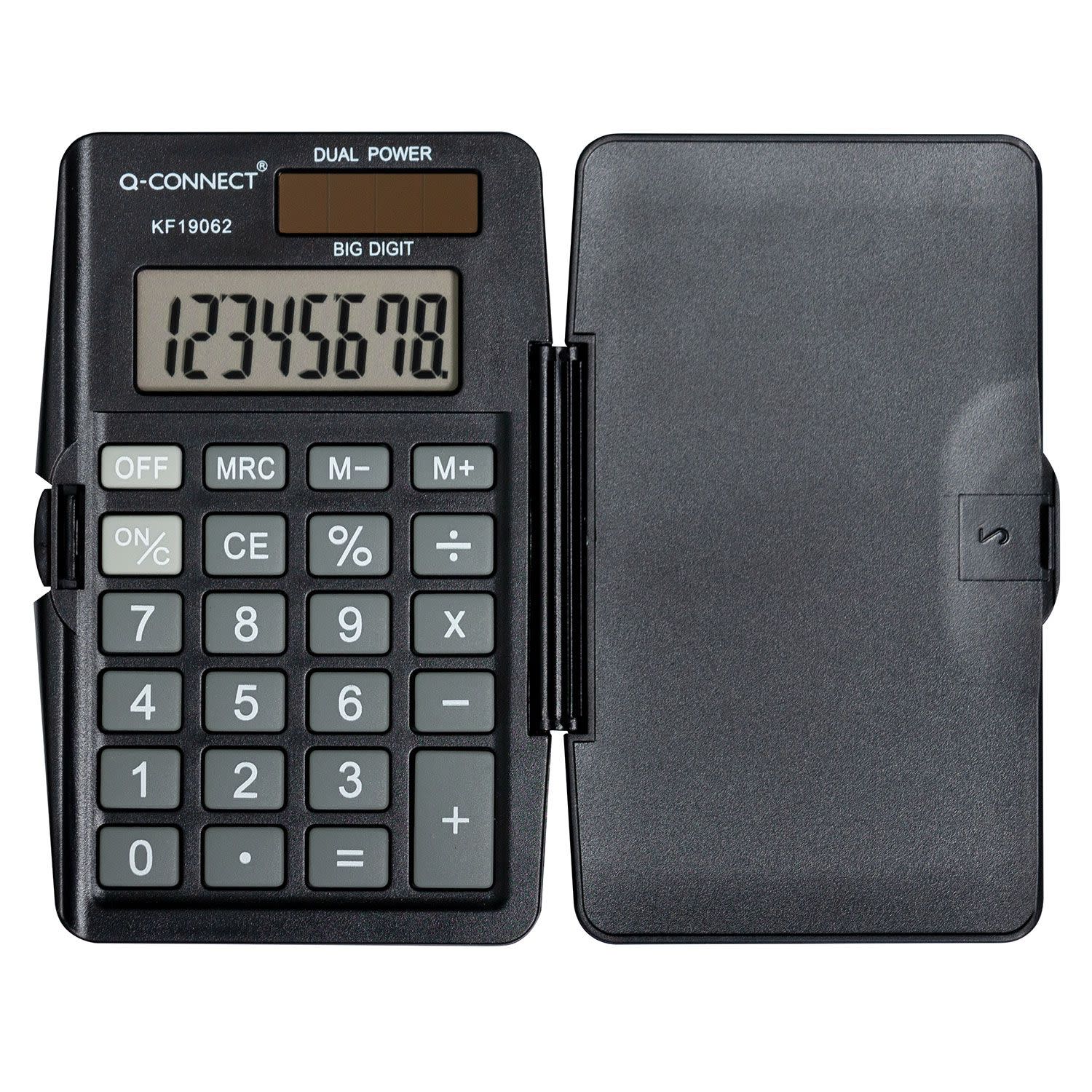 Εικόνα 1 του Q-Connect Αριθμομηχανή Τσέπης 8 Ψηφίων KF19062