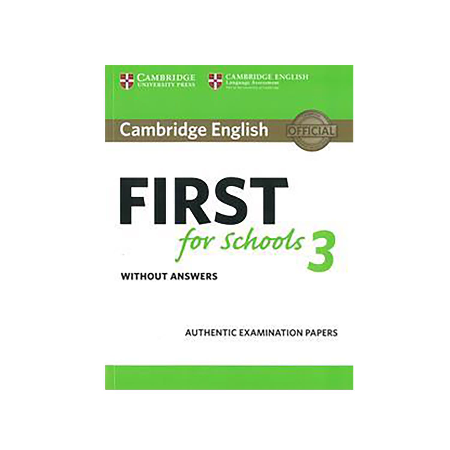 Κάνε κλικ για να δεις την εικόνα 1 του Cambridge FCE First For Schools 3 Student's Book