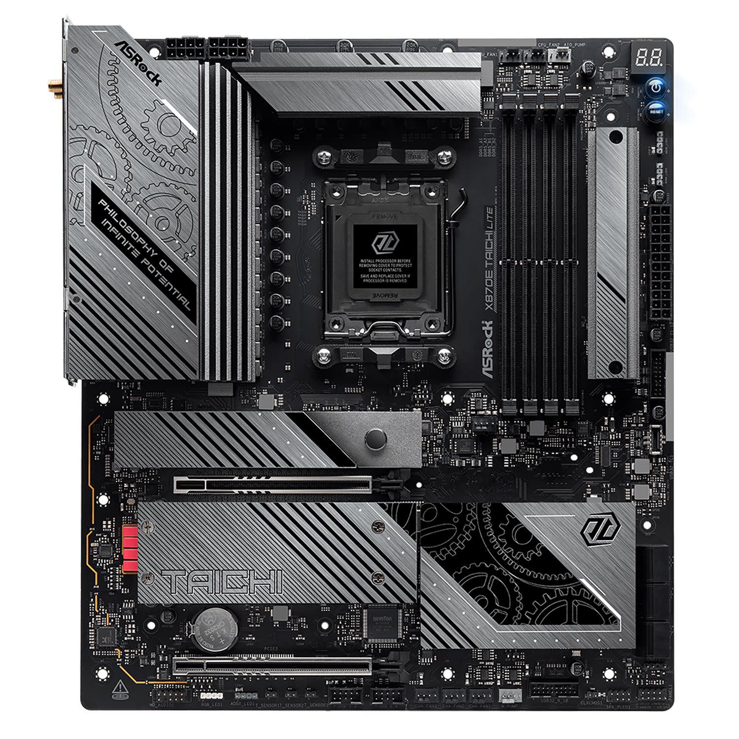 Κάνε κλικ για να δεις την εικόνα 2 του Asrock Motherboard X870 TAICHI LITE (X870/AM5/DDR5)