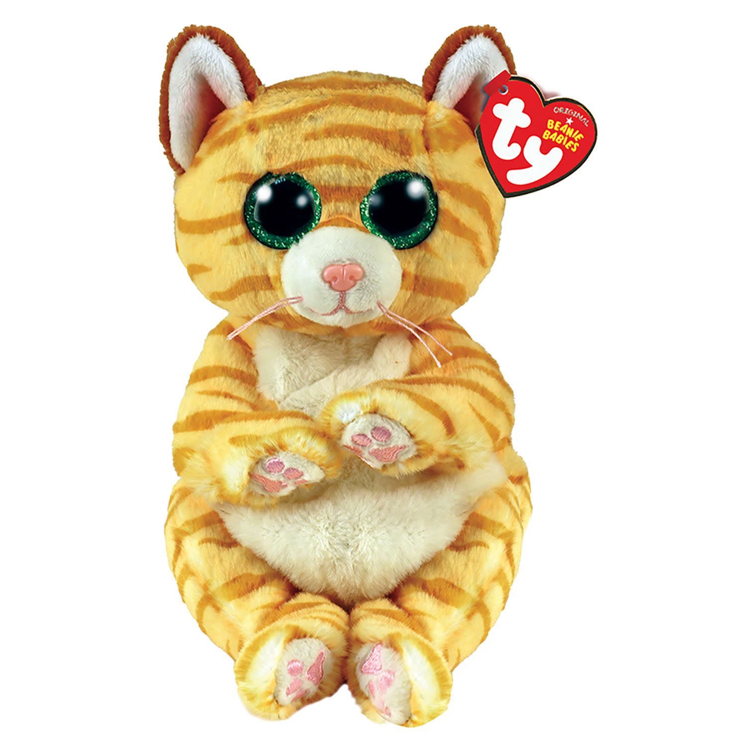 Εικόνα 1 του Χνουδωτό Beanie Bellies Γατάκι Χρυσό 15εκ TY