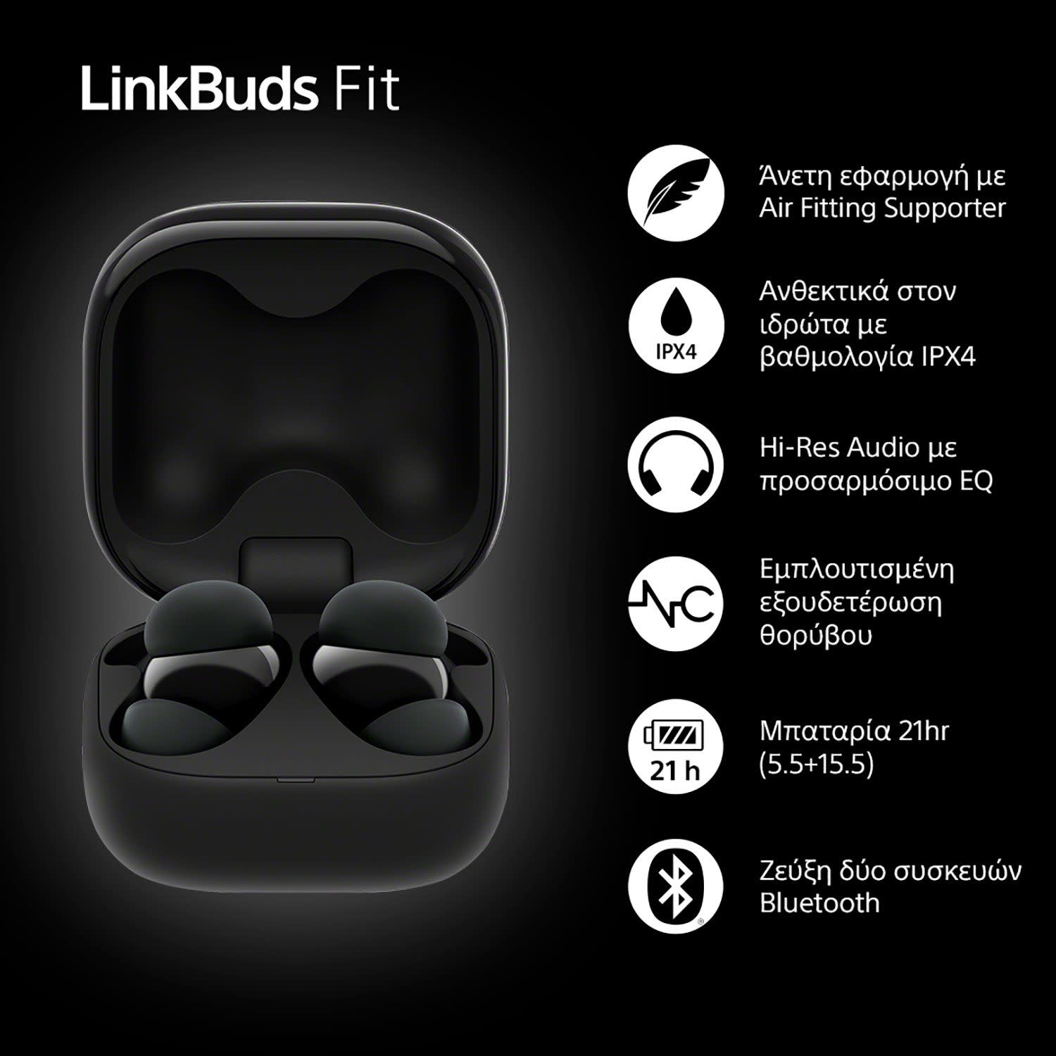 Εικόνα 3 του Sony LinkBuds Fit Black