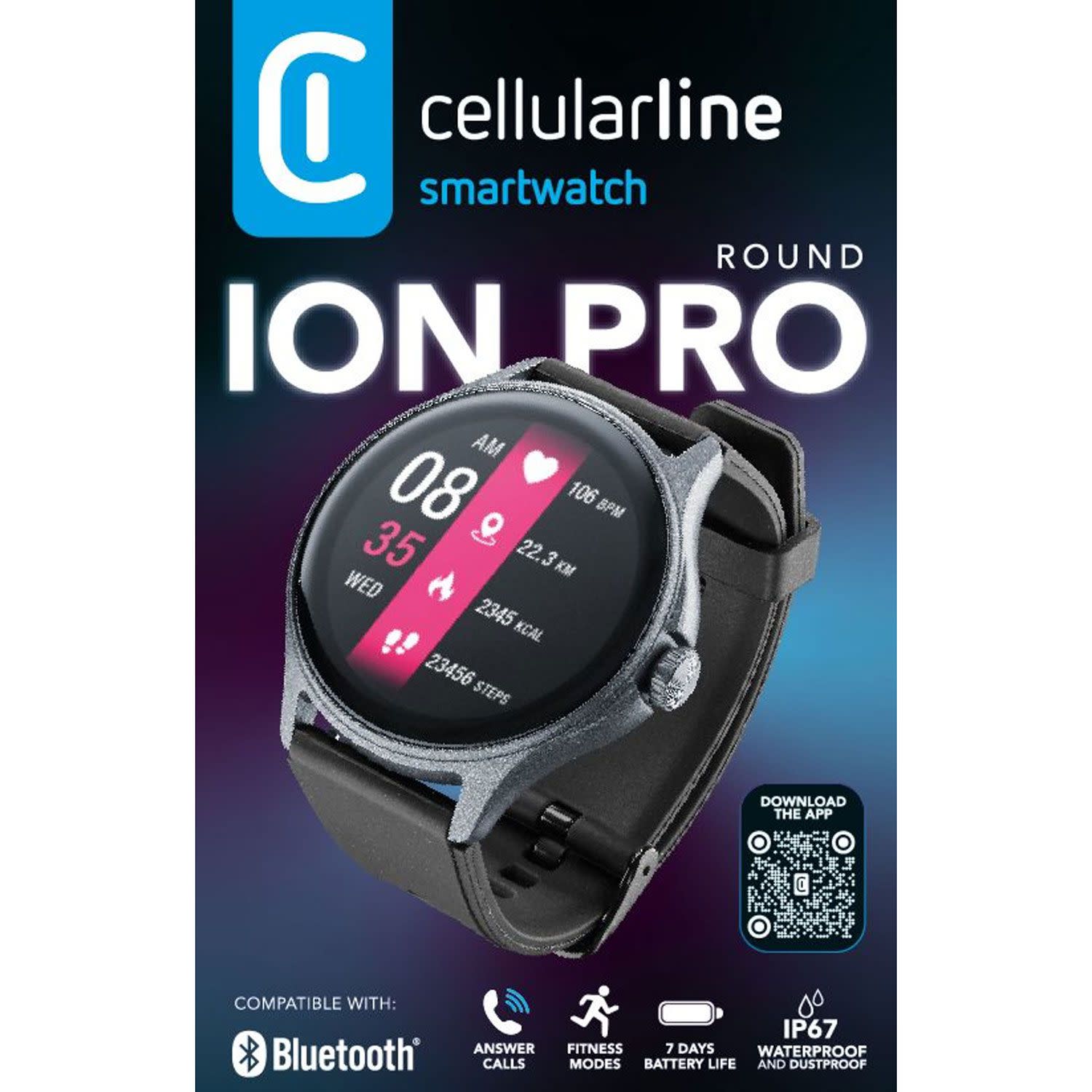 Εικόνα 4 του Cellularline Watch ION PRO R Black
