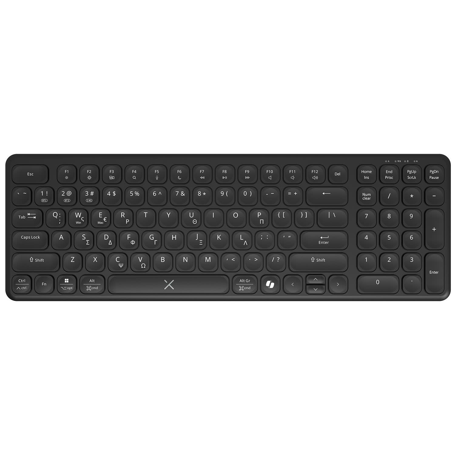 Turbo-X Πληκτρολόγιο 8-in-1 Hub Ασύρματο