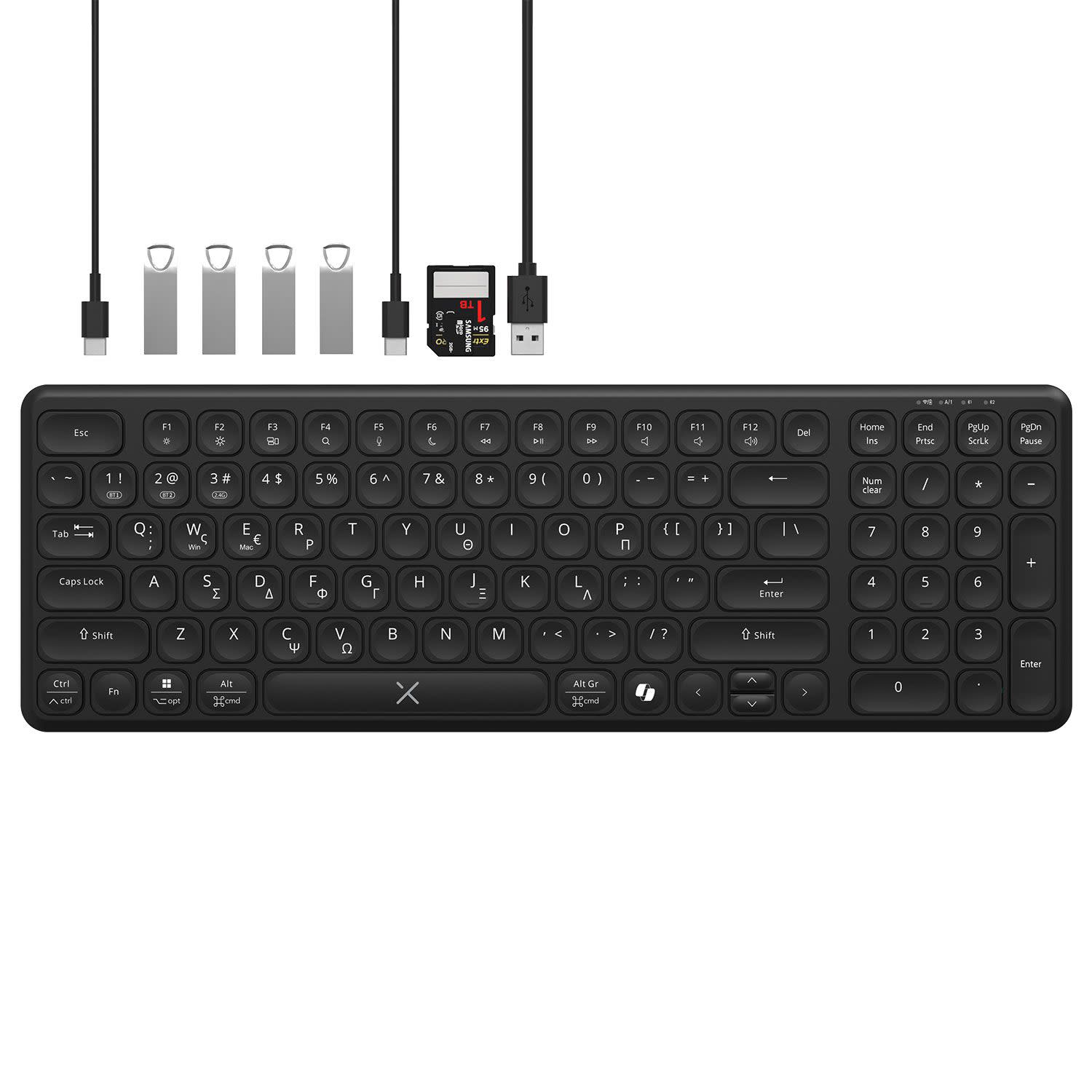 Εικόνα 8 του Turbo-X Πληκτρολόγιο 8-in-1 Hub Ασύρματο