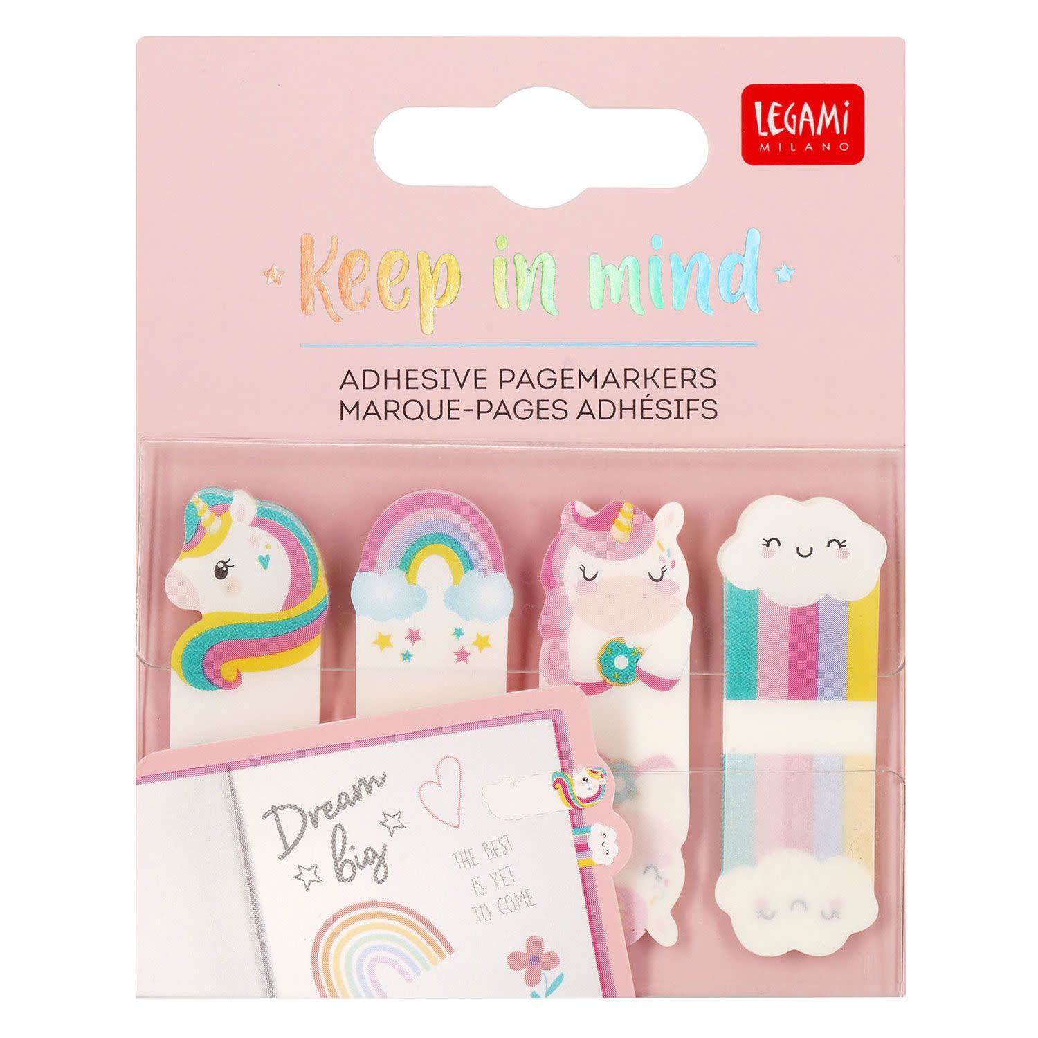 Εικόνα 1 του Legami Αυτοκόλλητοι Σελιδοδείκτες Keep In Mind Unicorn